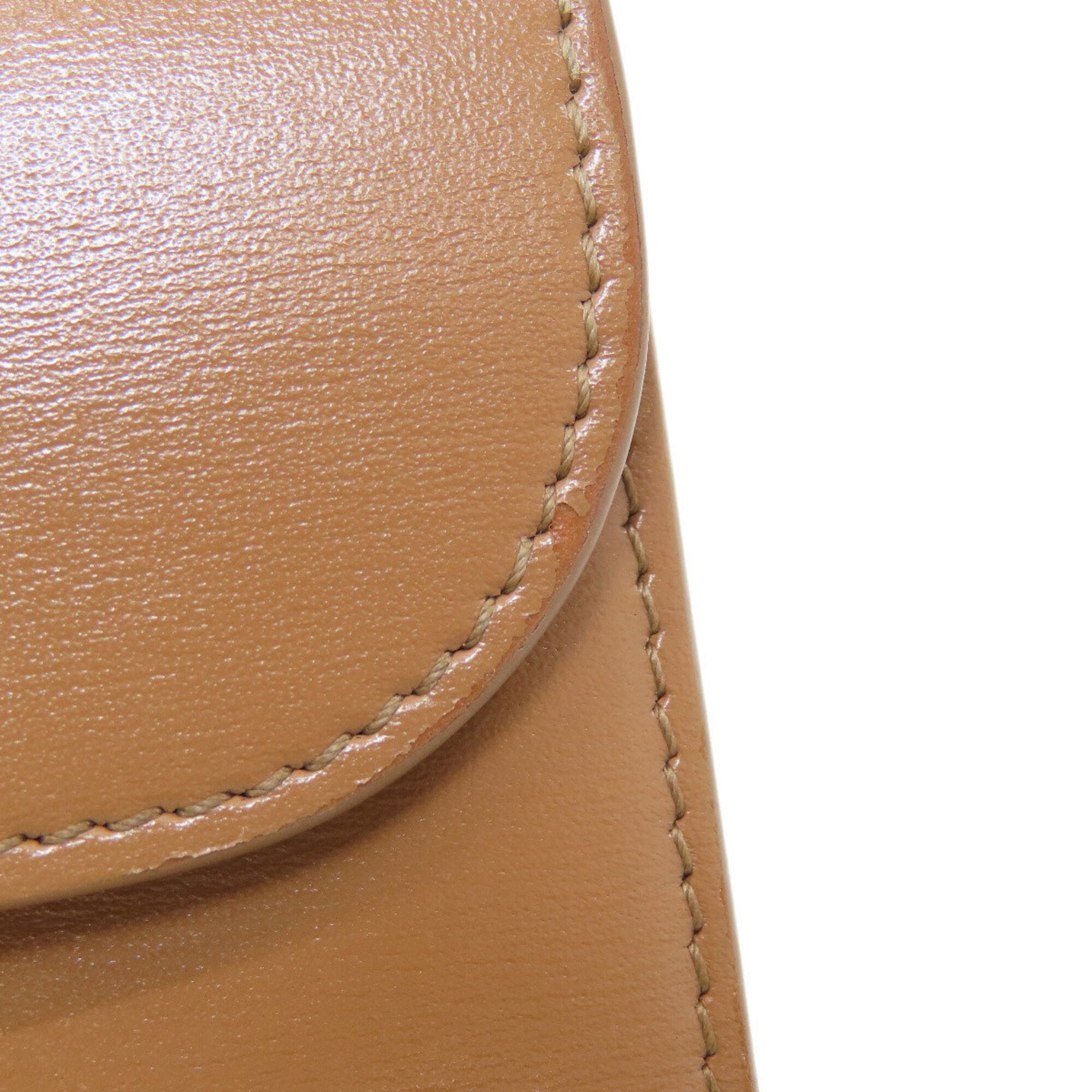 Celine Brown Leather Wallet (Tri-Fold) (Pre-Owned)