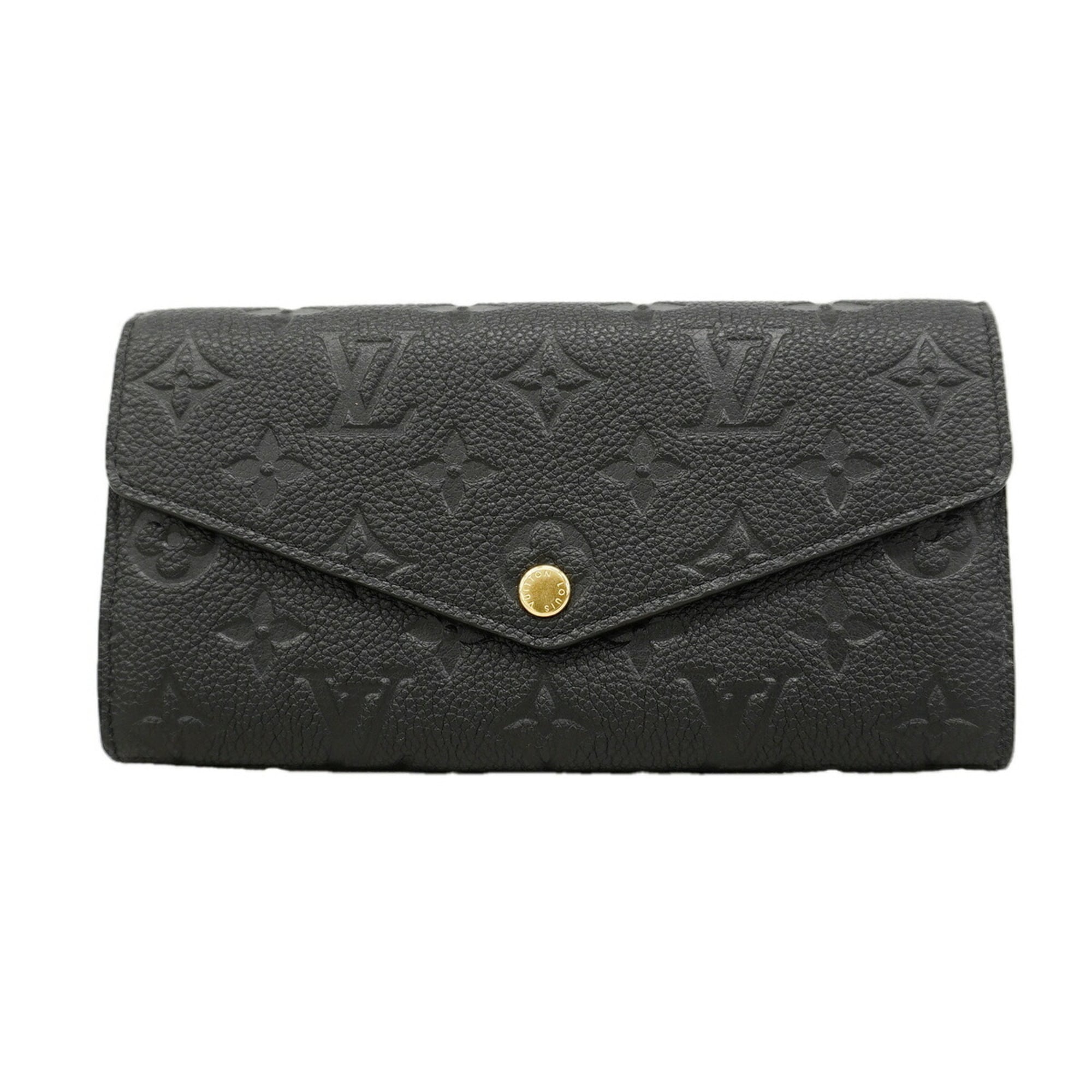 Louis Vuitton Noir Long Wallet (Bi-Fold) (Pre-Owned)