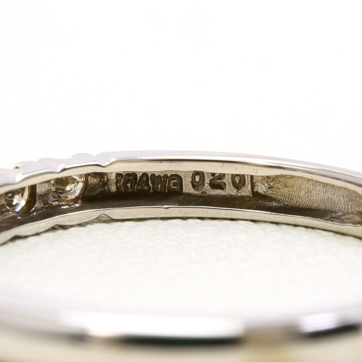 Unbranded White Gold White Gold (14K) Band Ring (Pre-Owned)