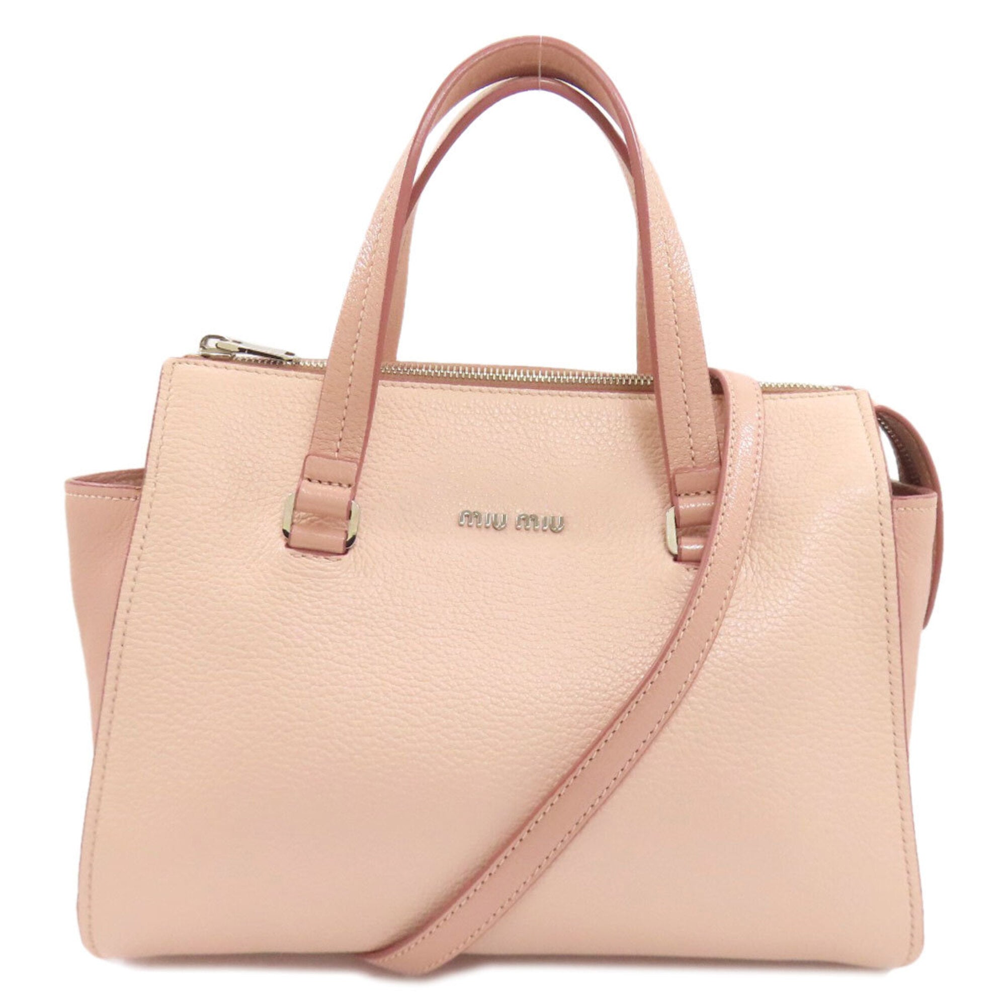 Miu Miu Pink Leather Handbag (Pre-Owned)