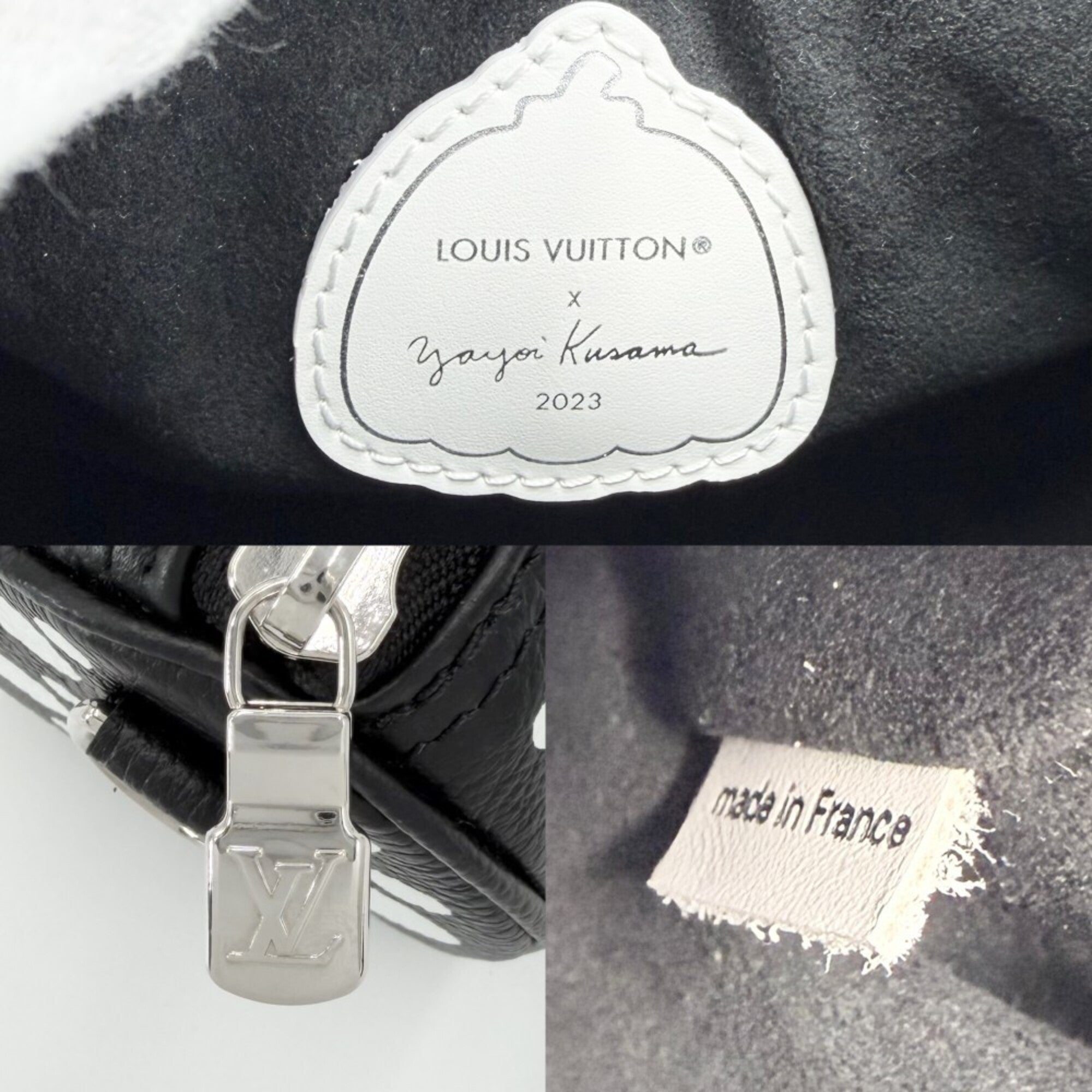 Louis Vuitton Black White Monogram Empreinte Handbag Shoulder Bag (Pre-Owned)