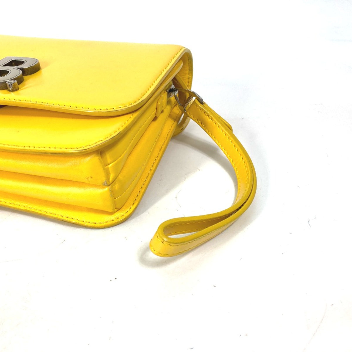 Balenciaga Yellow Leather Shoulder Bag (Pre-Owned)