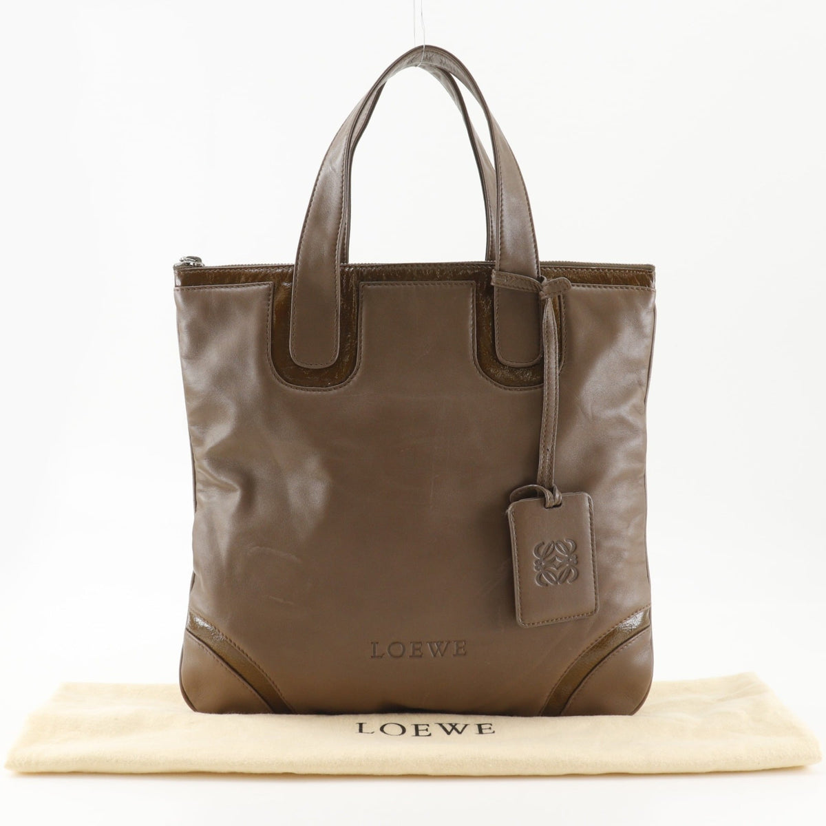Loewe Brown Leather Handbag (Pre-Owned)