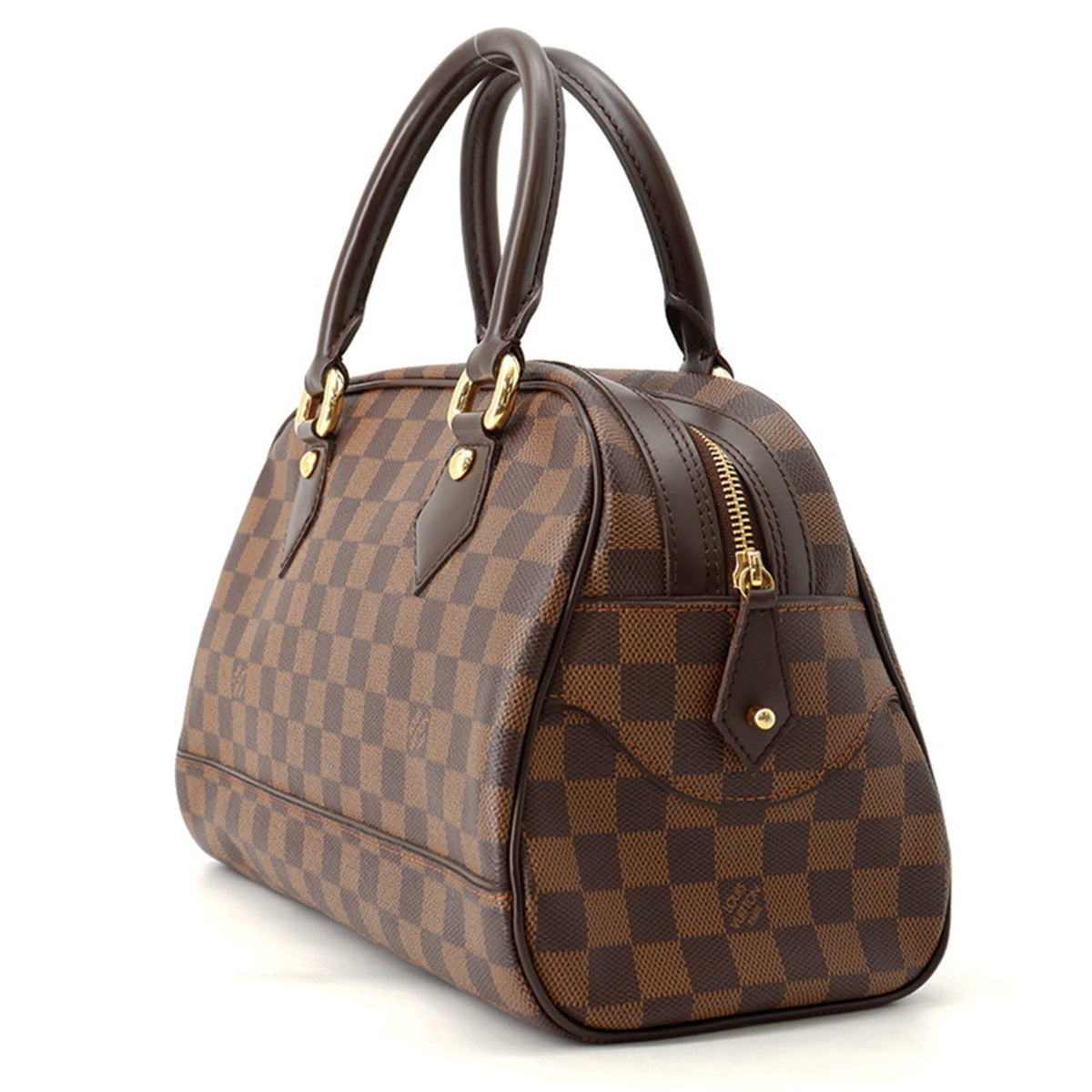 Louis Vuitton Red Color Damier Canvas Handbag (Pre-Owned)