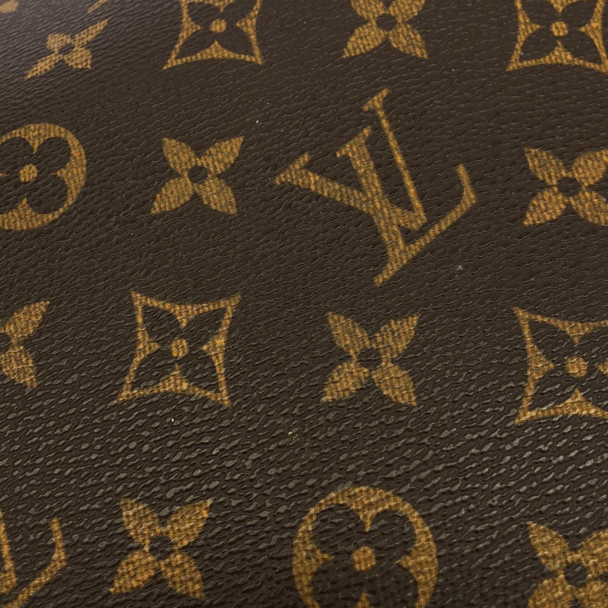 Louis Vuitton Marron Coated Canvas Handbag (Pre-Owned)