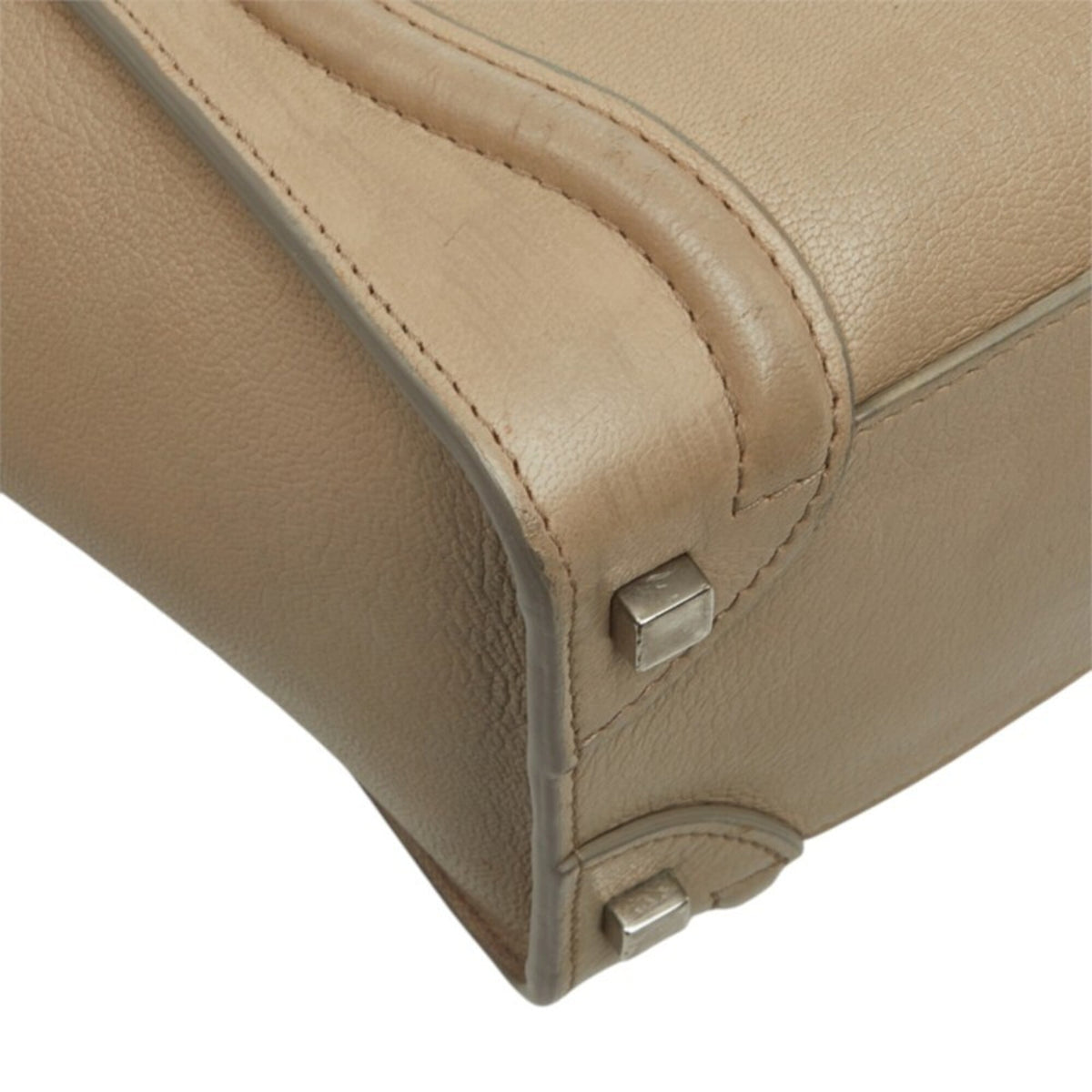 Celine Beige Leather Handbag (Pre-Owned)