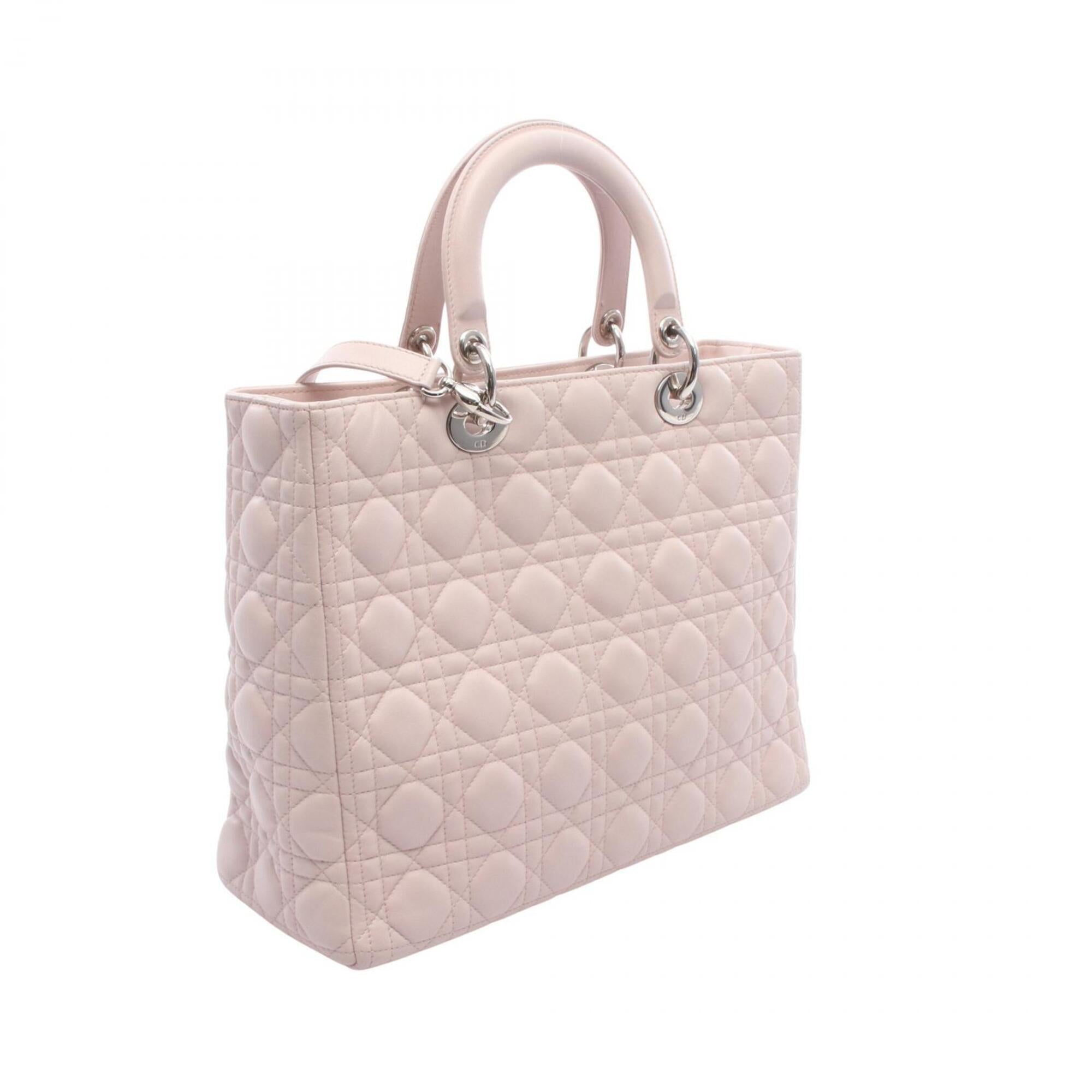 Christian Dior Pink Leather Handbag (Pre-Owned)
