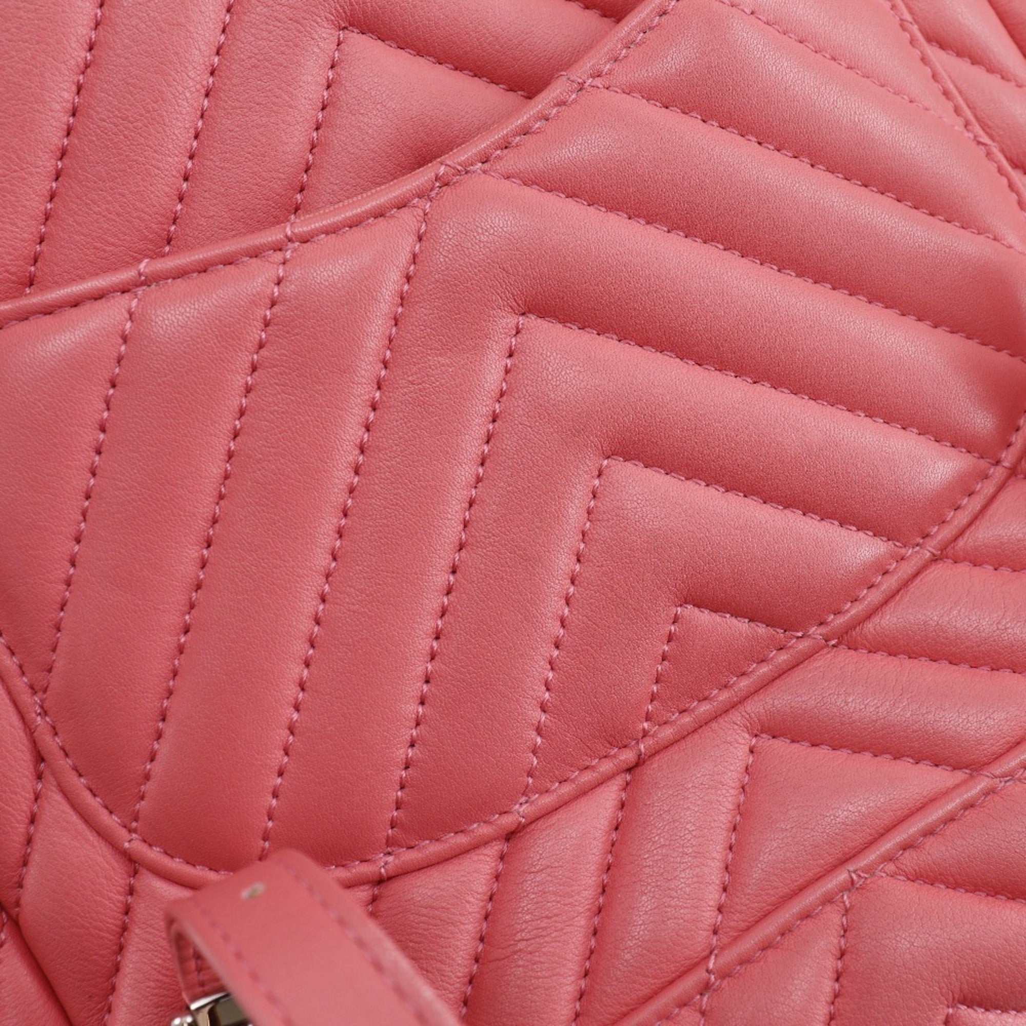 Chanel Pink Leather Backpack (Pre-Owned)