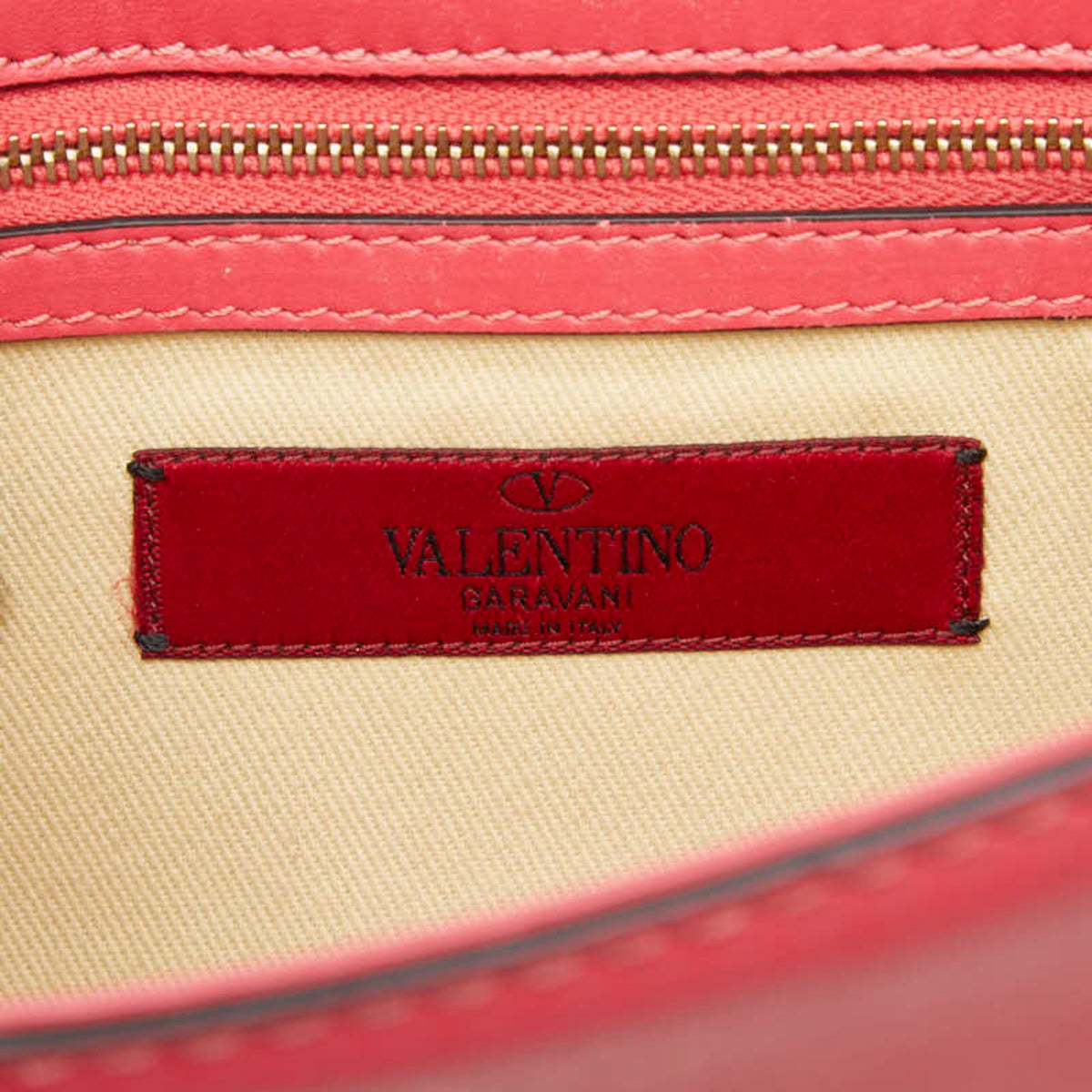 Valentino Pink Leather Shoulder Bag (Pre-Owned)