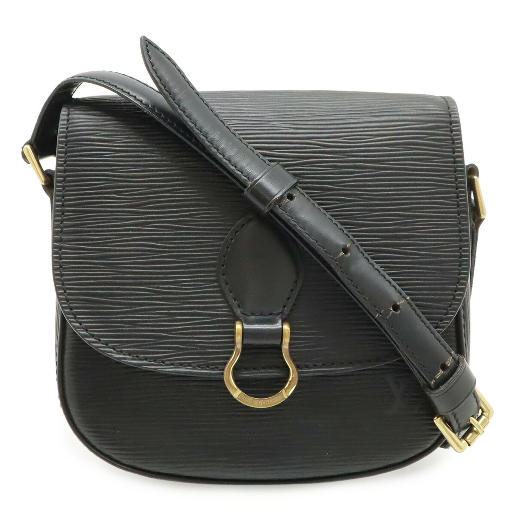 Louis Vuitton Noir Epi Leather Pochette Shoulder Bag (Pre-Owned)