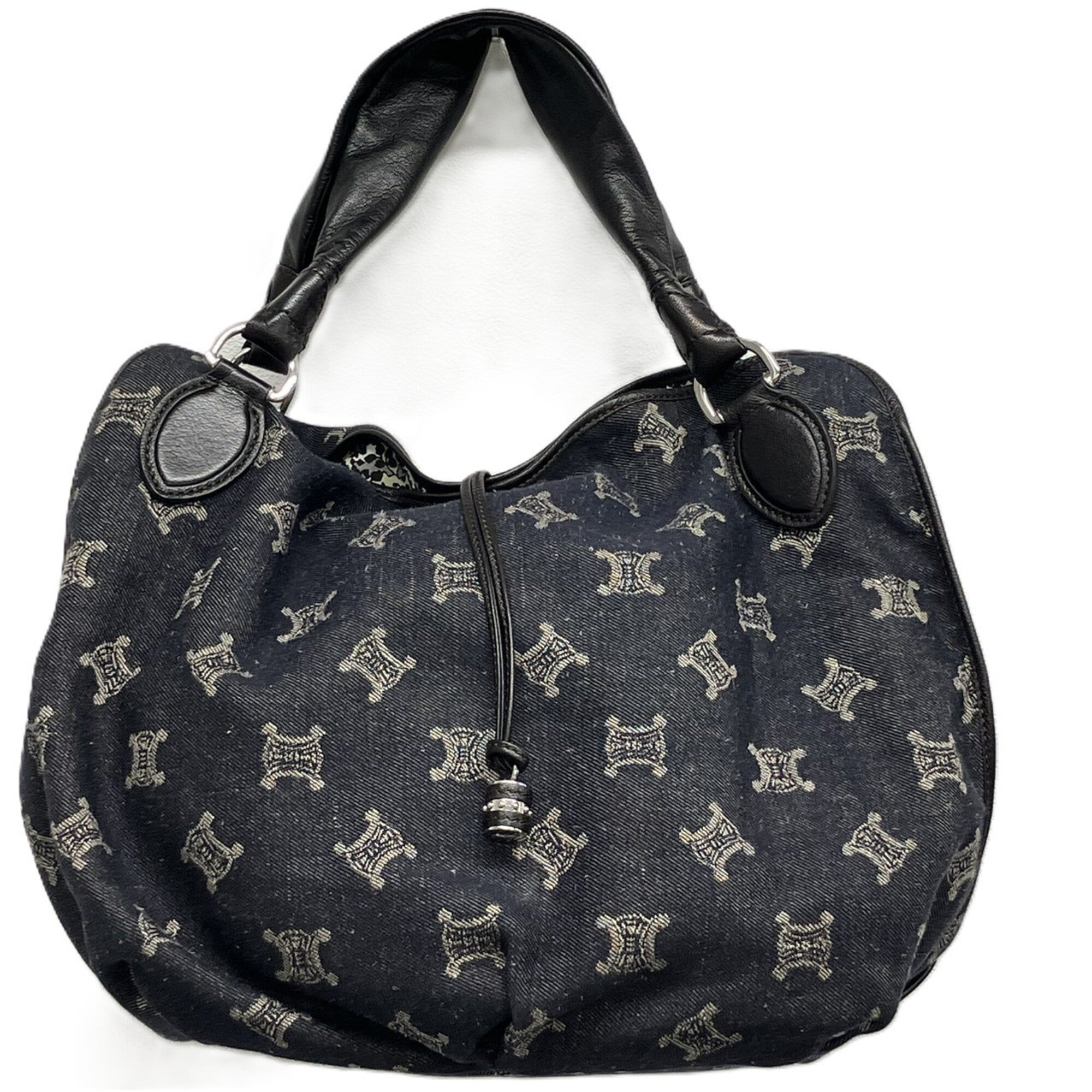 Celine Bittersweet Navy Denim Shoulder Bag (Pre-Owned)
