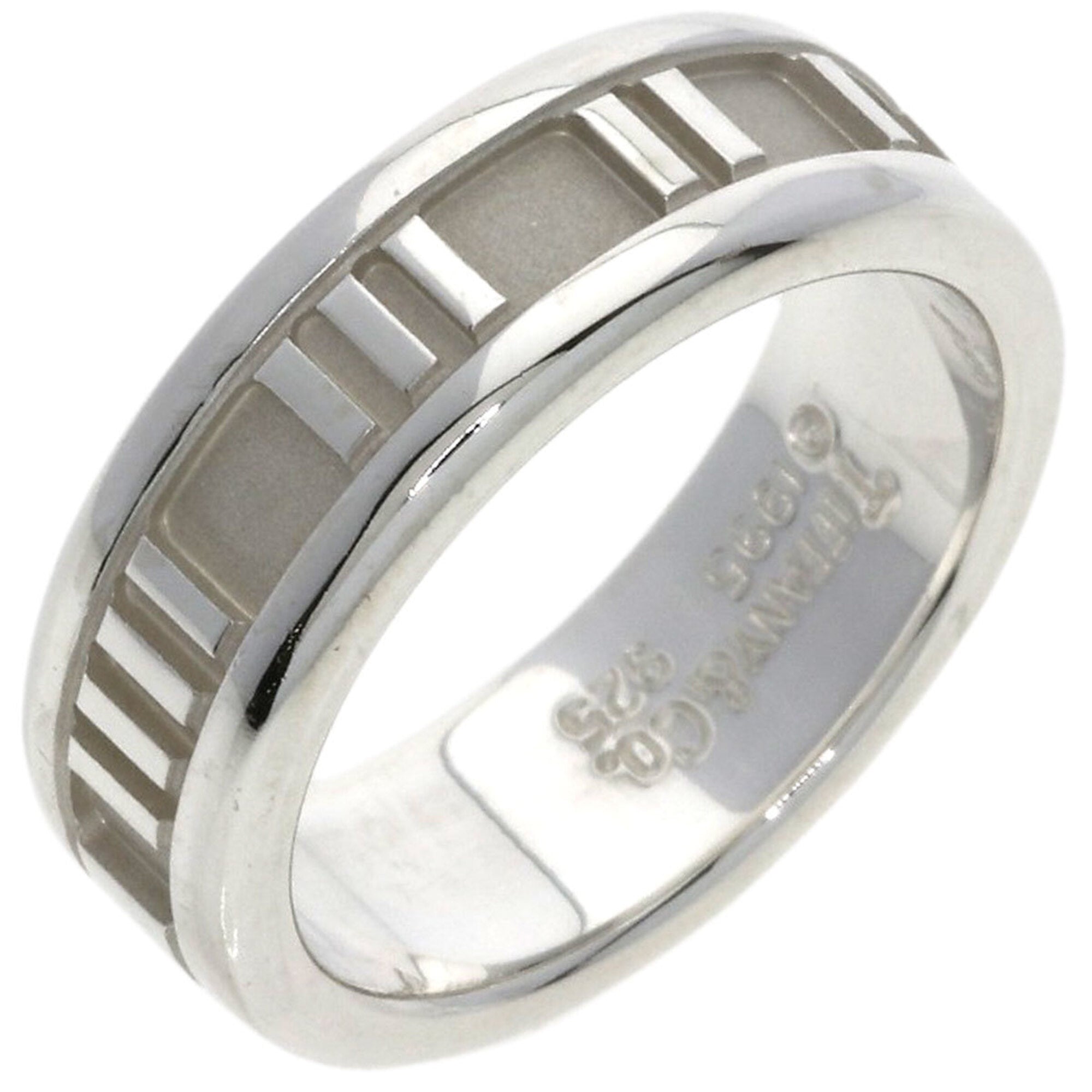 Tiffany Atlas Silver Band Ring (Pre-Owned)