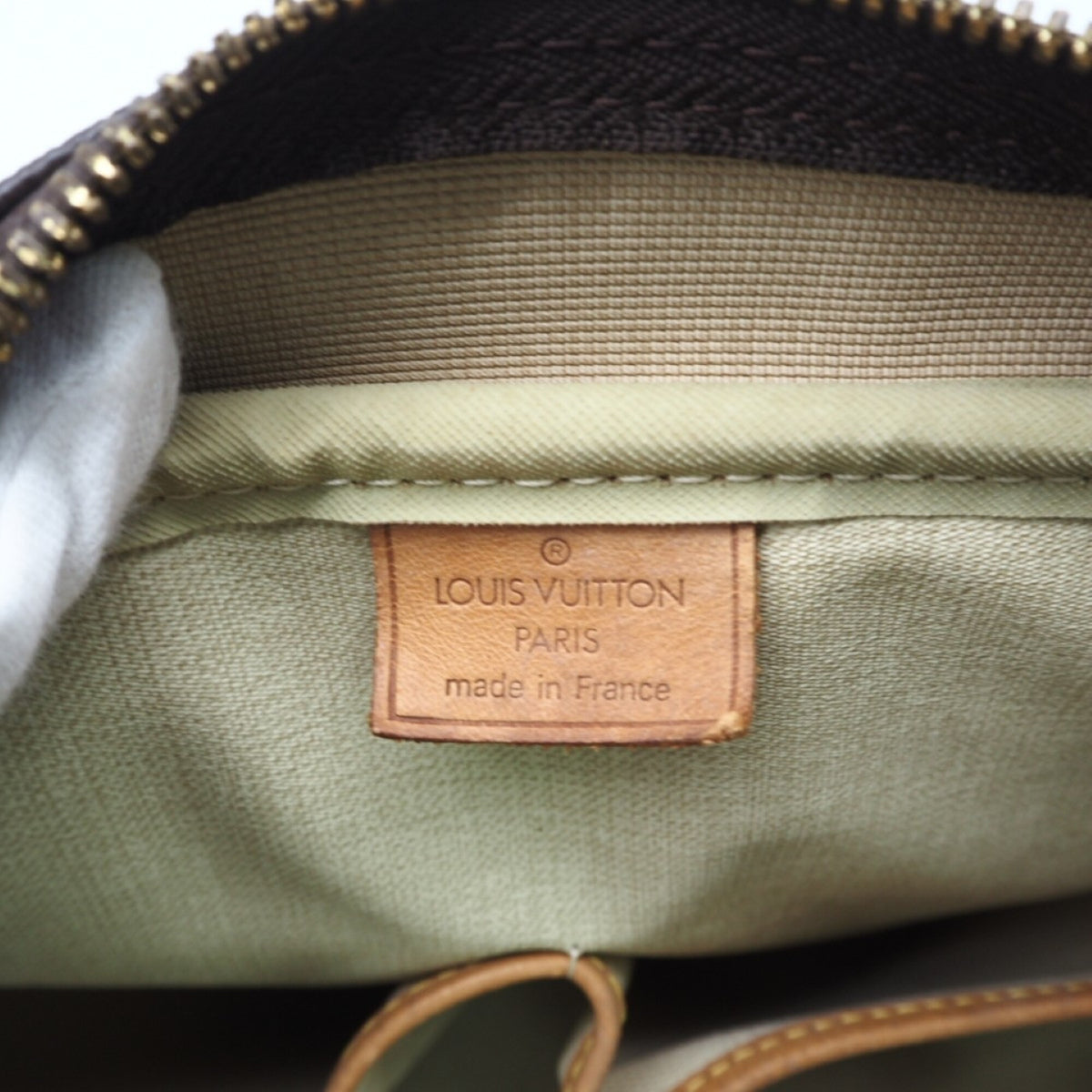 Louis Vuitton Monogram Black Coated Canvas Leather Handbag (Pre-Owned)