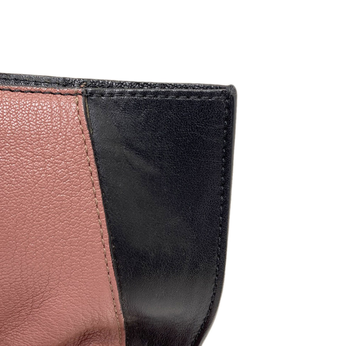 Chloé Alison Black Pink Leather Handbag (Pre-Owned)