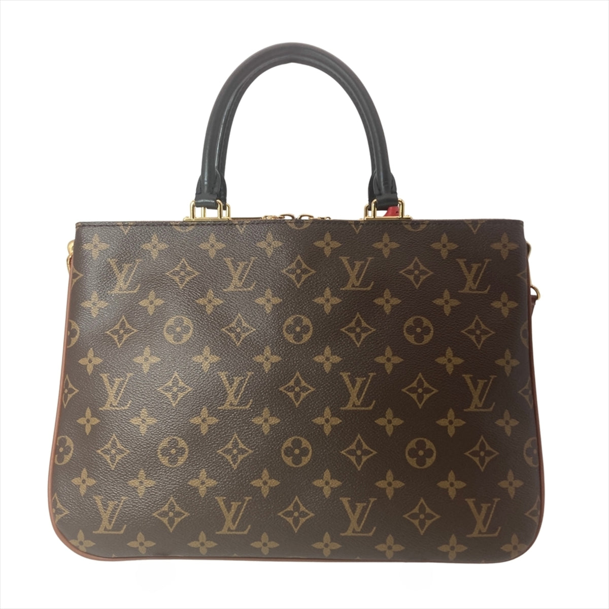 Louis Vuitton Brown Monogram Canvas Handbag Shoulder Bag (Pre-Owned)