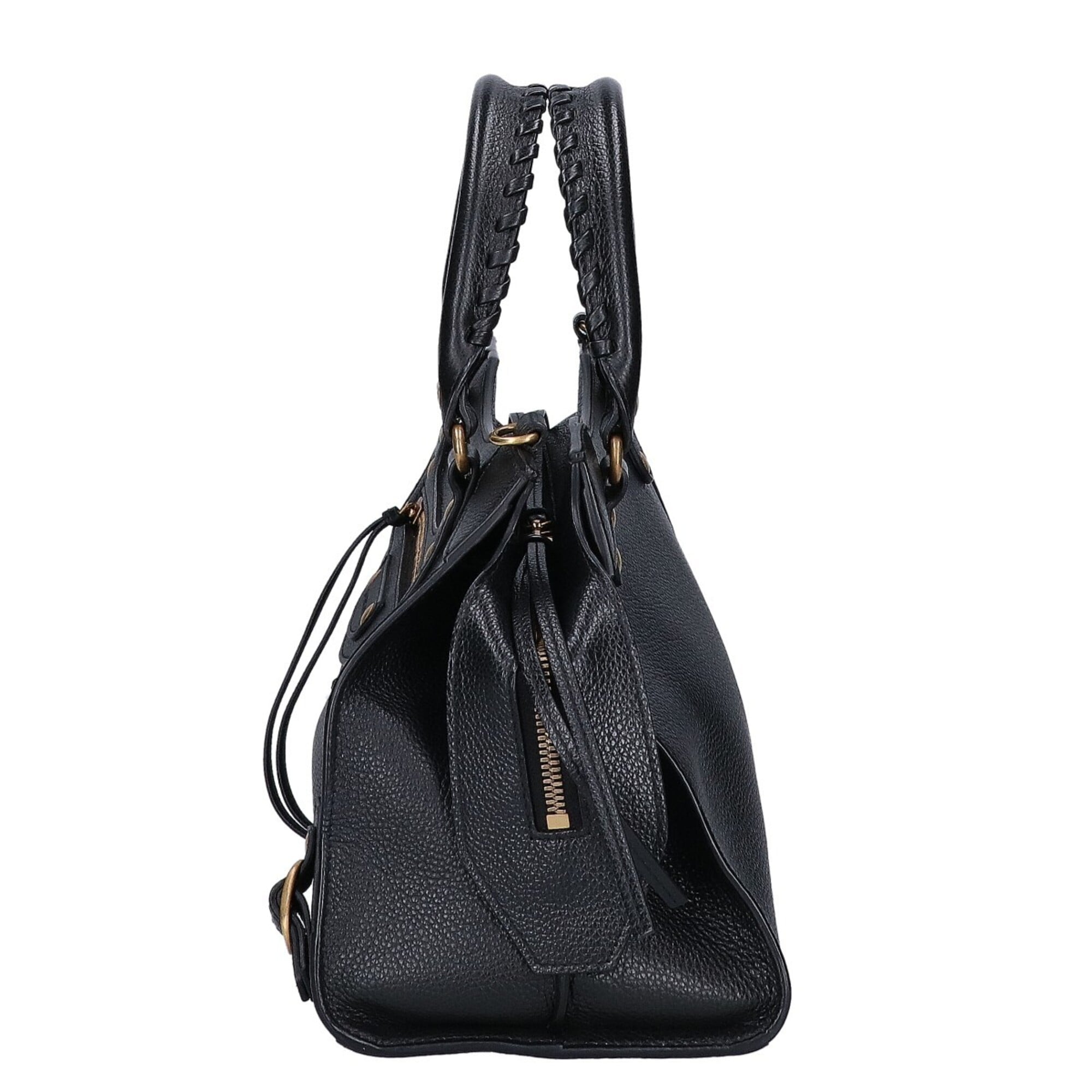 Balenciaga Black Leather Handbag (Pre-Owned)