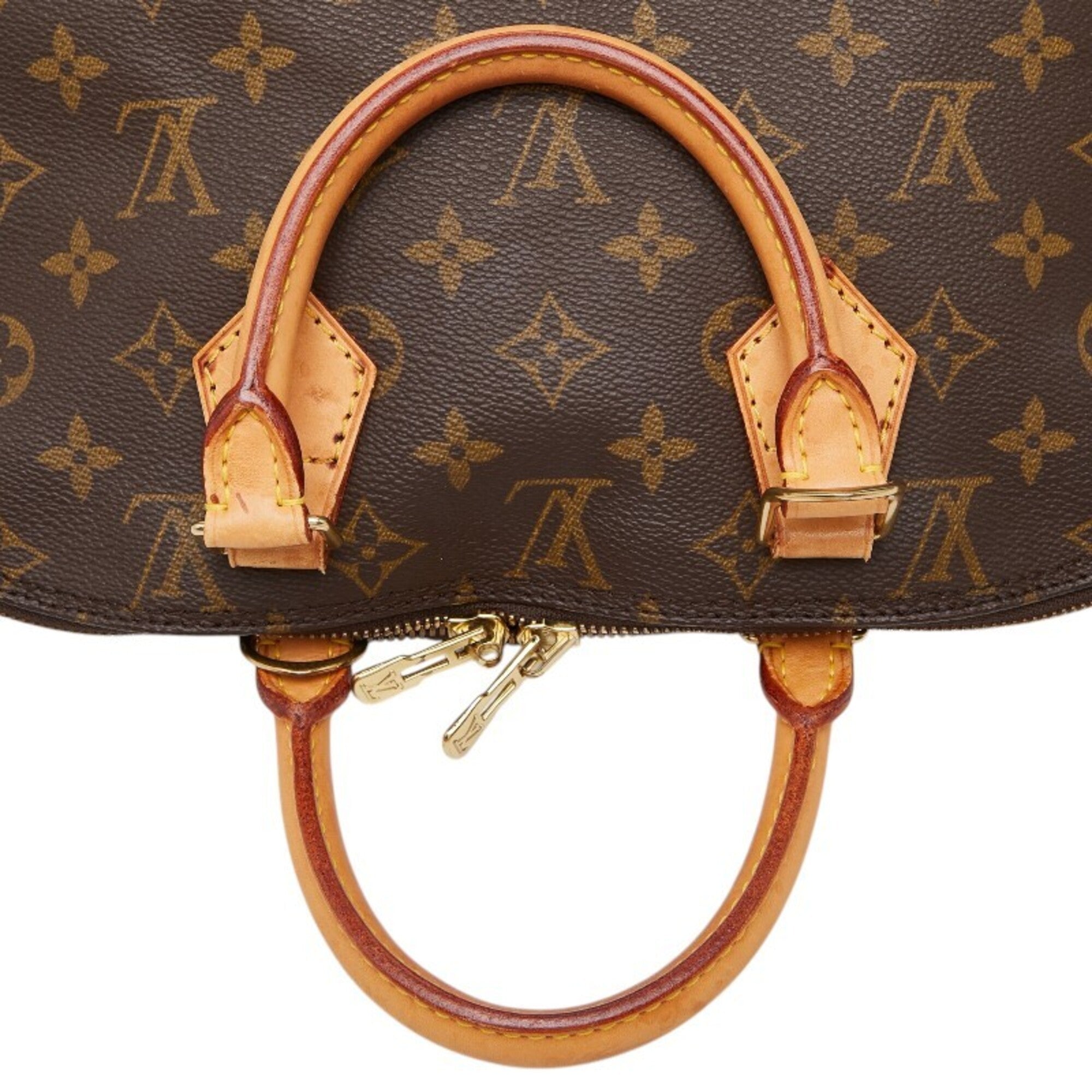 Louis Vuitton Brown Pvc Leather Handbag (Pre-Owned)