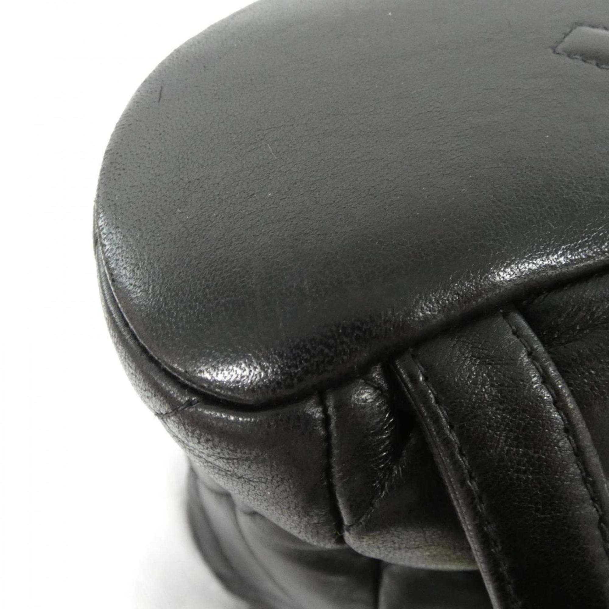 Chanel Black Leather Backpack (Pre-Owned)