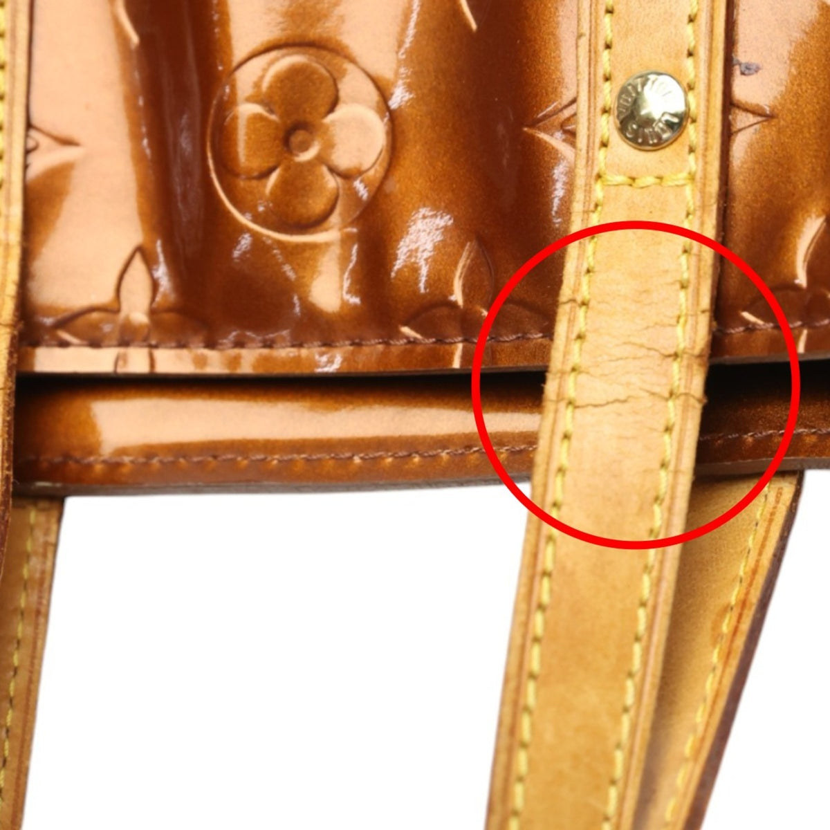 Louis Vuitton Monogram Vernis Bronze Monogram Vernis Handbag (Pre-Owned)