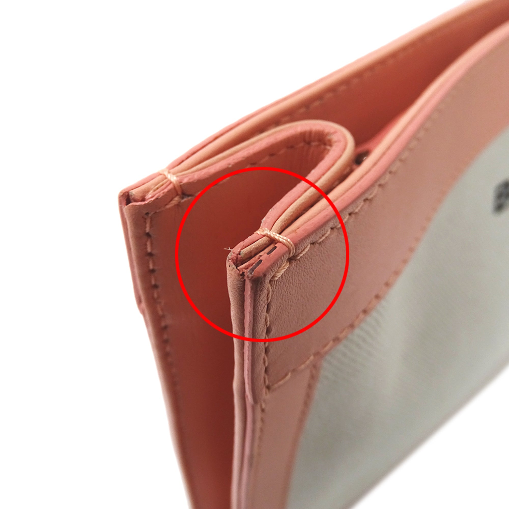 Balenciaga Pink White Canvas Clutch Bag Handbag (Pre-Owned)