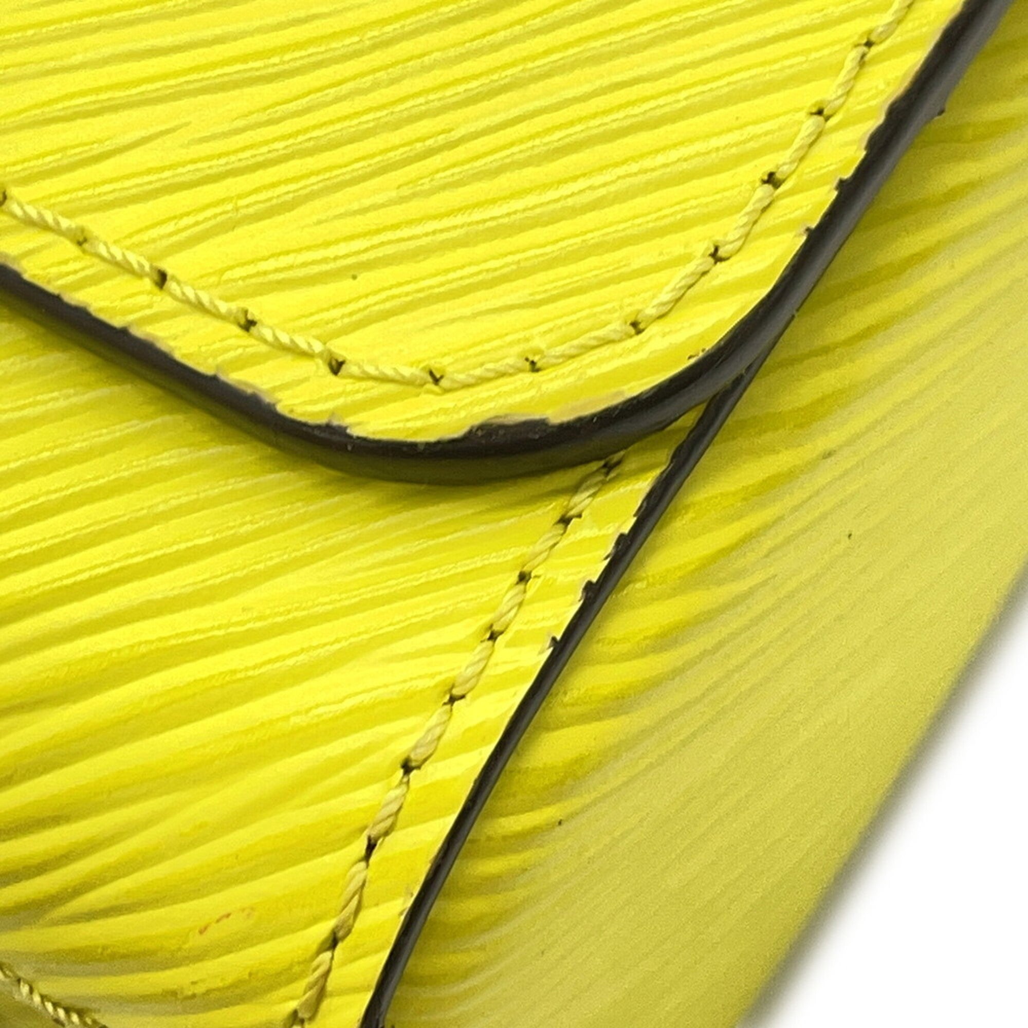 Louis Vuitton Yellow Epi Leather Handbag Shoulder Bag (Pre-Owned)