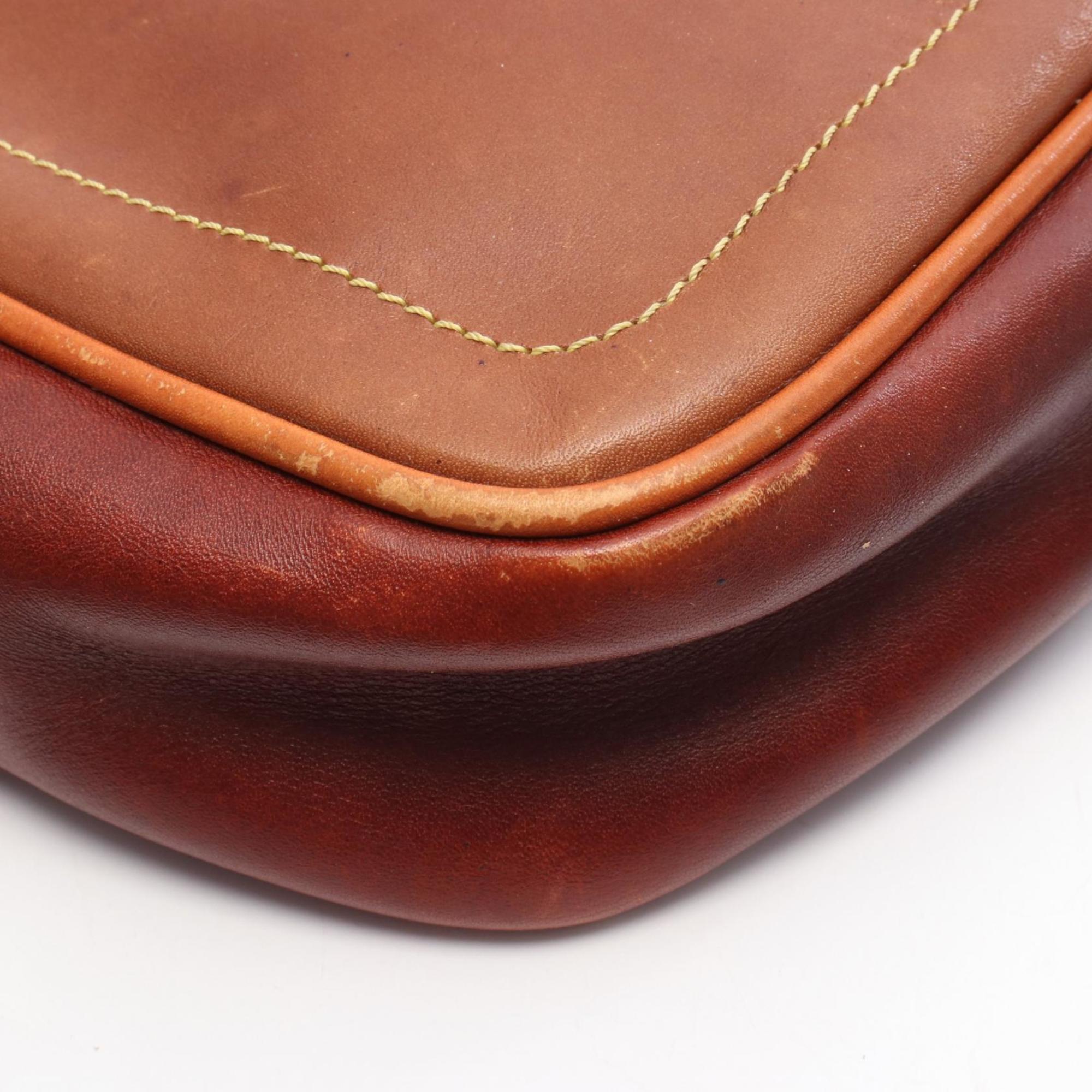 Loewe Brown Khaki Suede Leather Shoulder Bag (Pre-Owned)