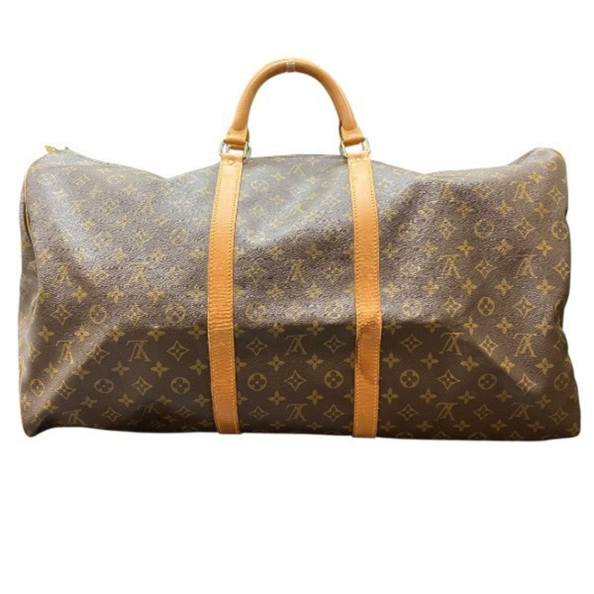 Louis Vuitton Brown Monogram Boston Bag Handbag (Pre-Owned)