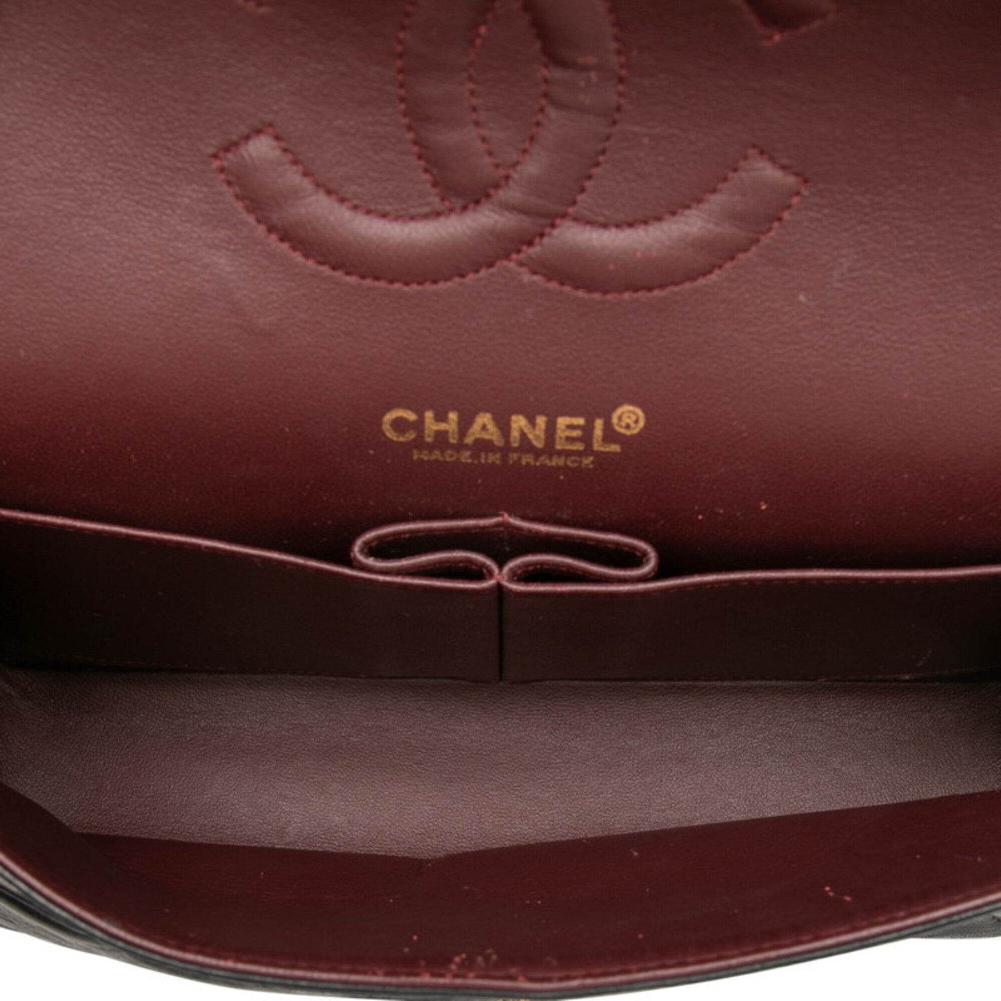 Chanel Navy Leather Shoulder Bag (Pre-Owned)