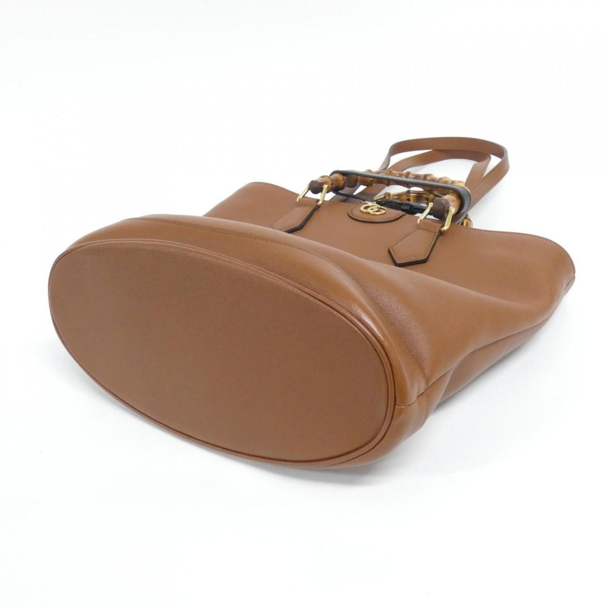 Gucci Brown Leather Handbag (Pre-Owned)