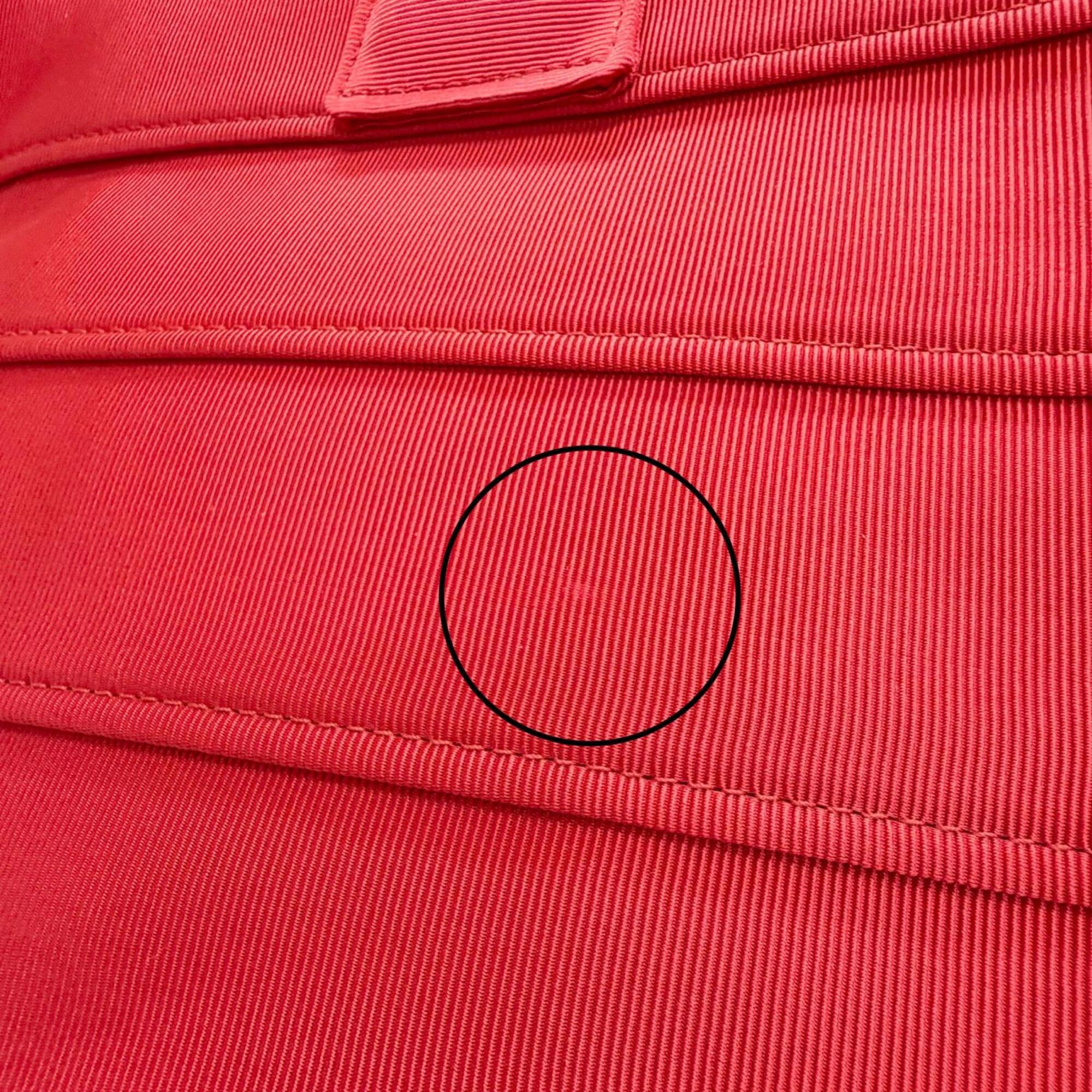 Salvatore Ferragamo Red Color Leather Tote Bag (Pre-Owned)