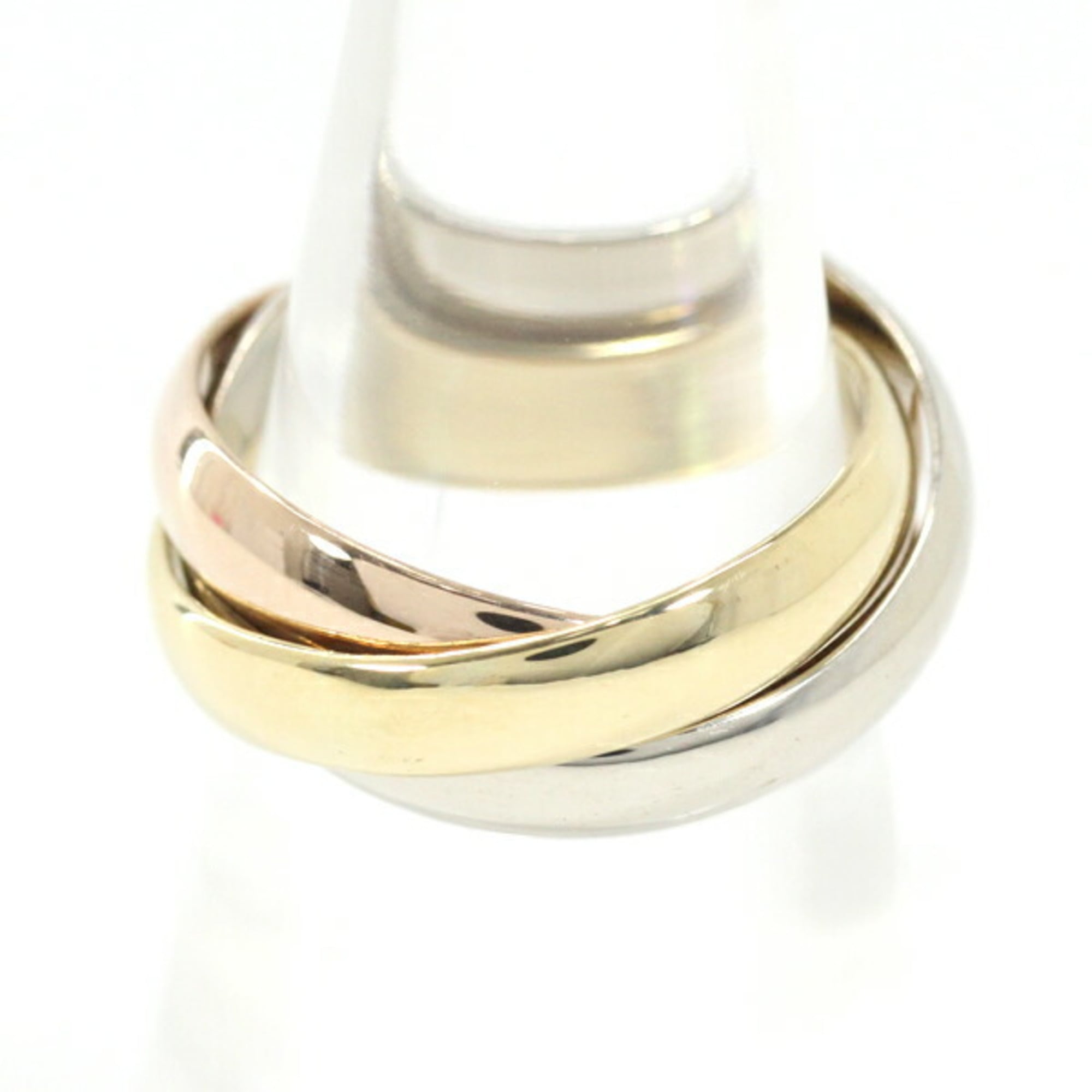 Cartier Pink Gold White Gold Yellow Gold Yellow Gold (18K) Pink Gold (18K) White Gold (18K) Band Ring (Pre-Owned)