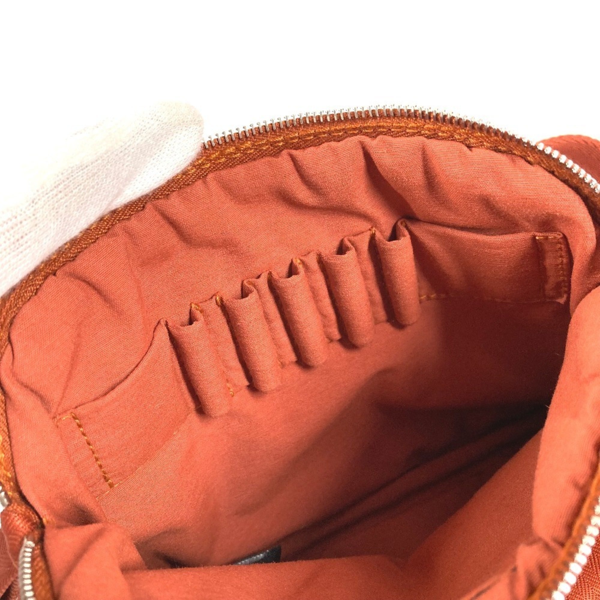Hermes Orange Cotton Polyamide Fanny Pack Pouch Shoulder Bag (Pre-Owned)