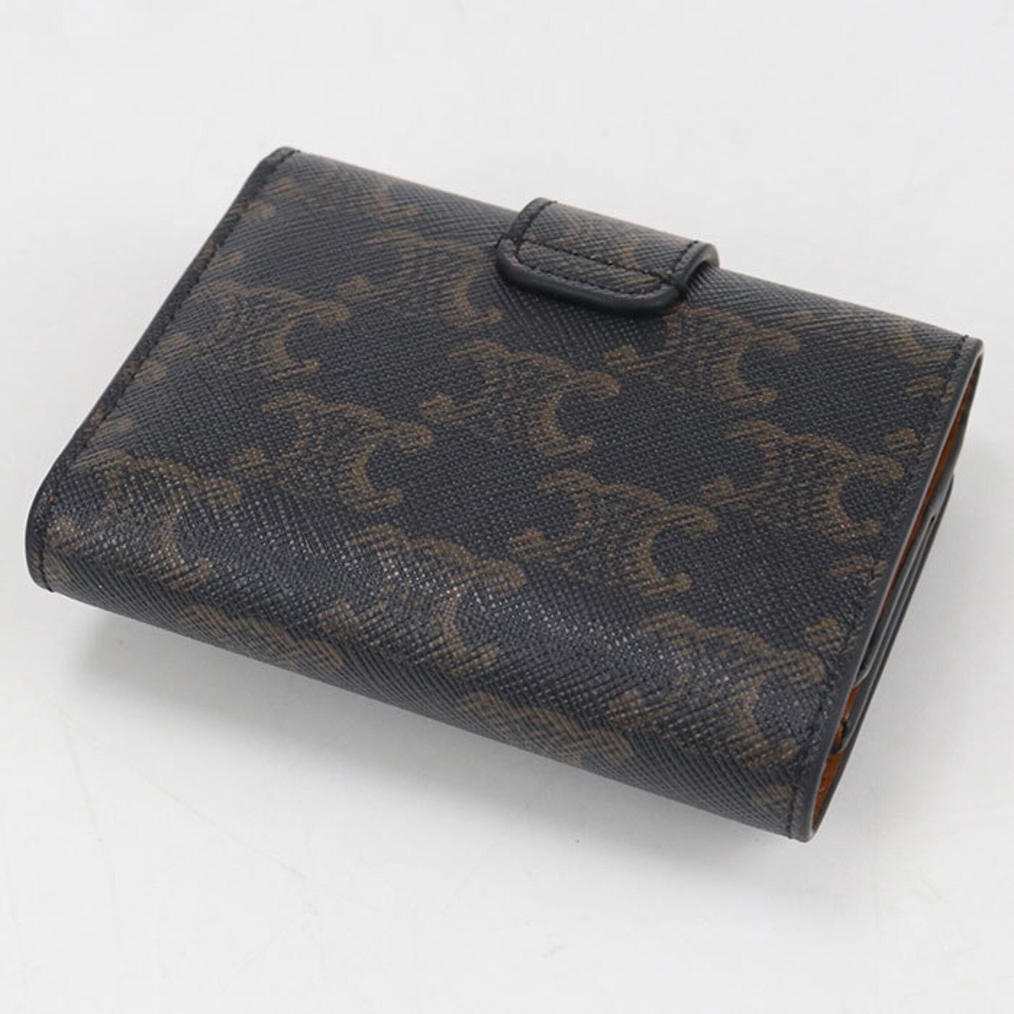 Celine Brown Pvc Wallet (Tri-Fold) (Pre-Owned)