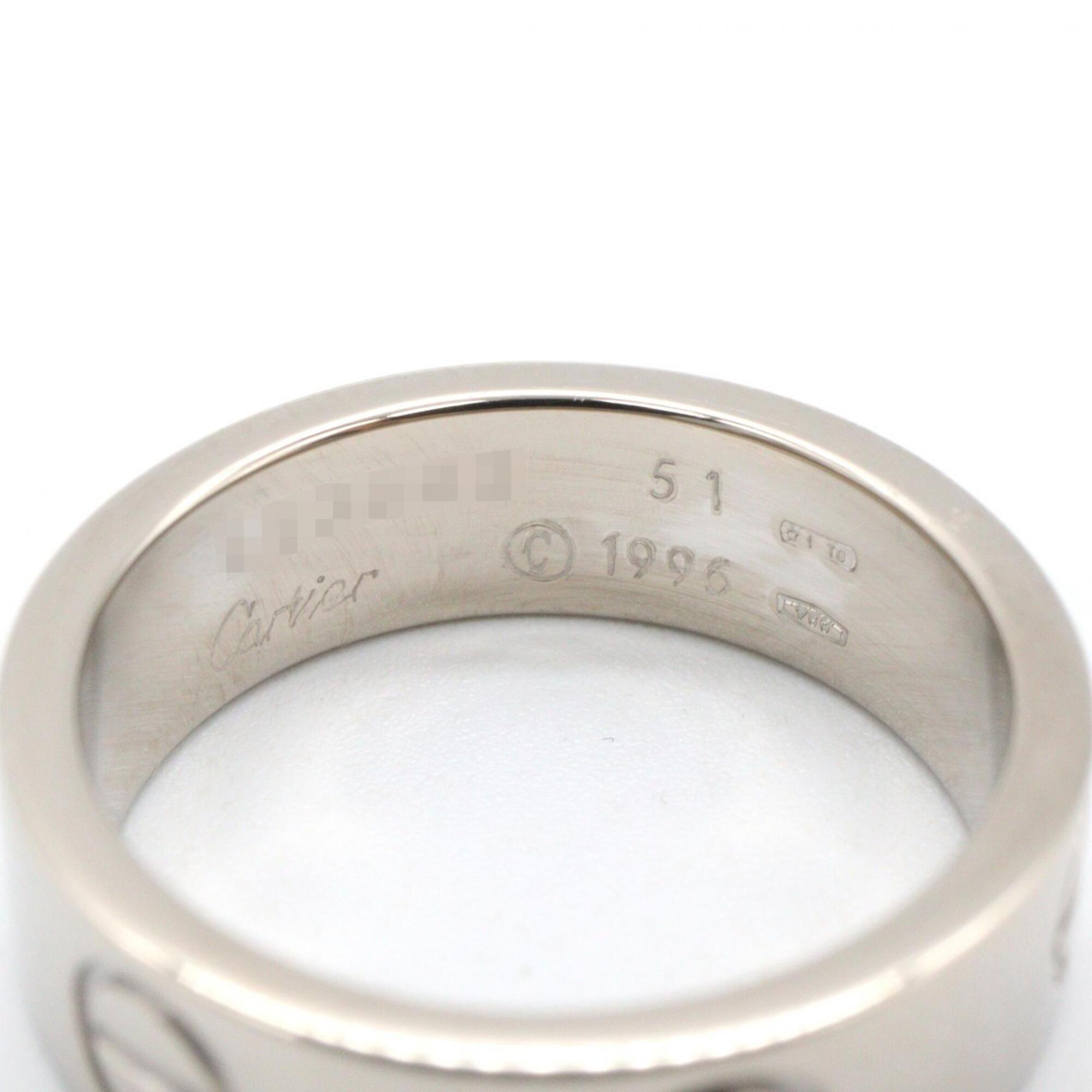 Cartier Silver White Gold (18K) Band Ring (Pre-Owned)