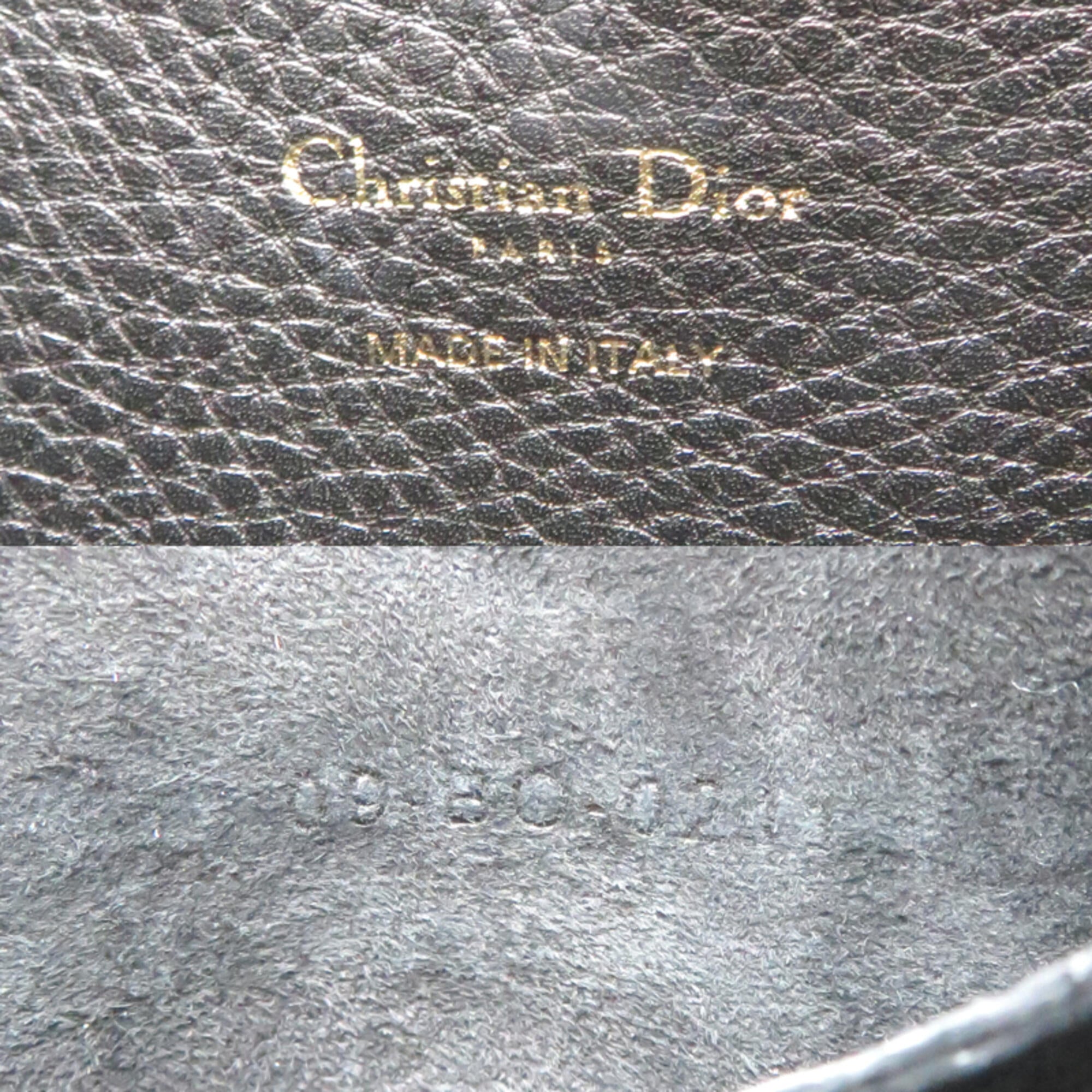 Christian Dior Black Leather Shoulder Bag (Pre-Owned)