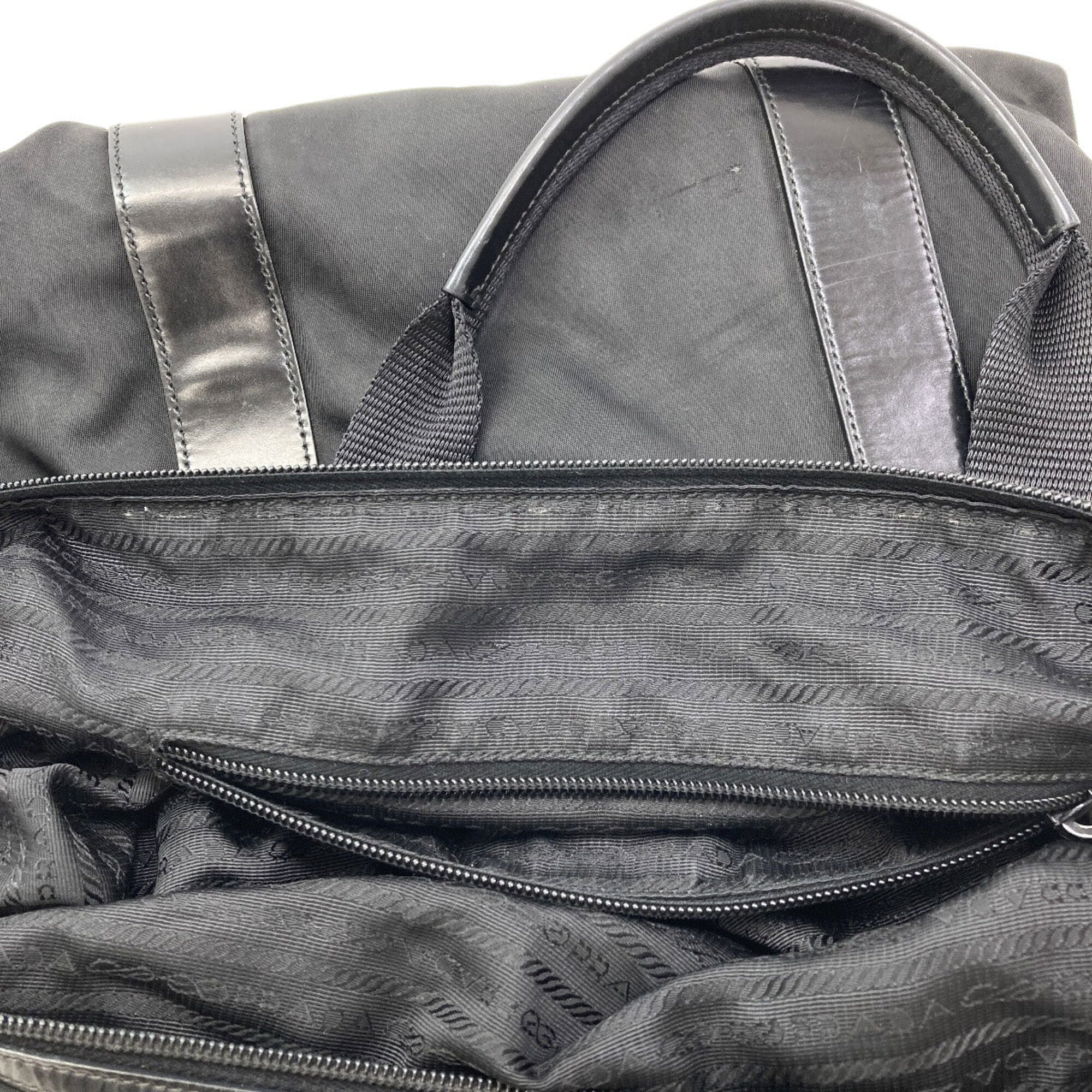 Prada Black Nylon Tote Bag (Pre-Owned)
