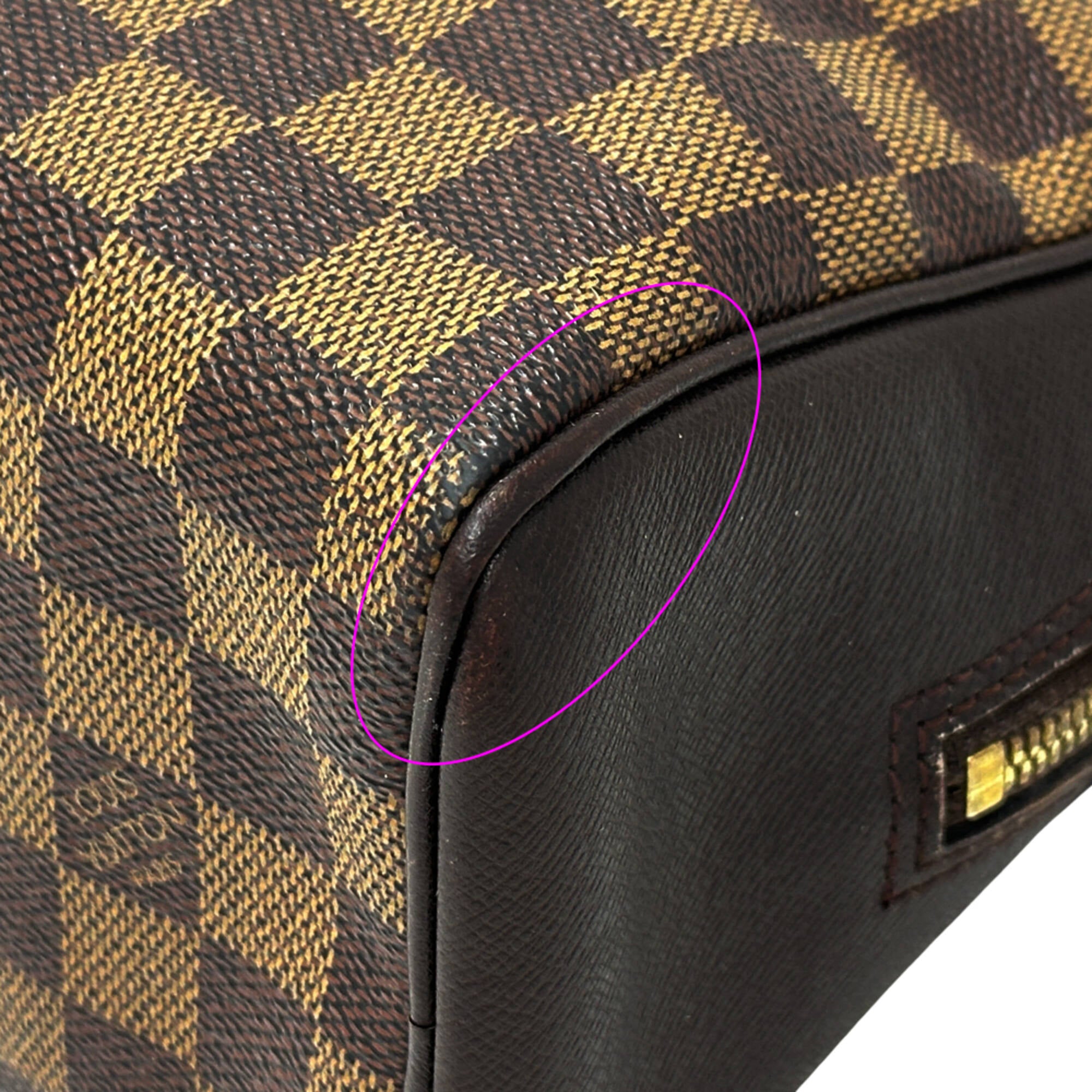 Louis Vuitton Brown Ebene Damier Canvas Handbag (Pre-Owned)