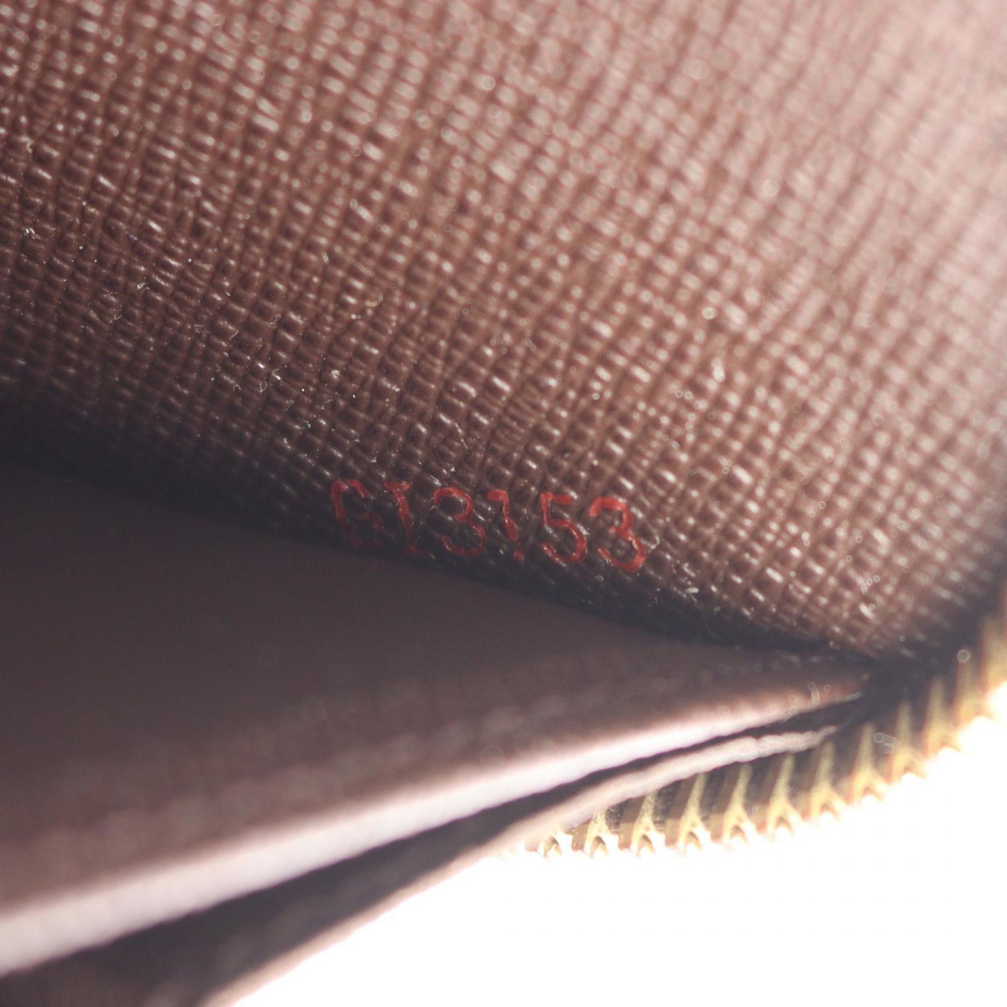 Louis Vuitton Brown Damier Canvas Coated Canvas Long Wallet (Bi-Fold) (Pre-Owned)