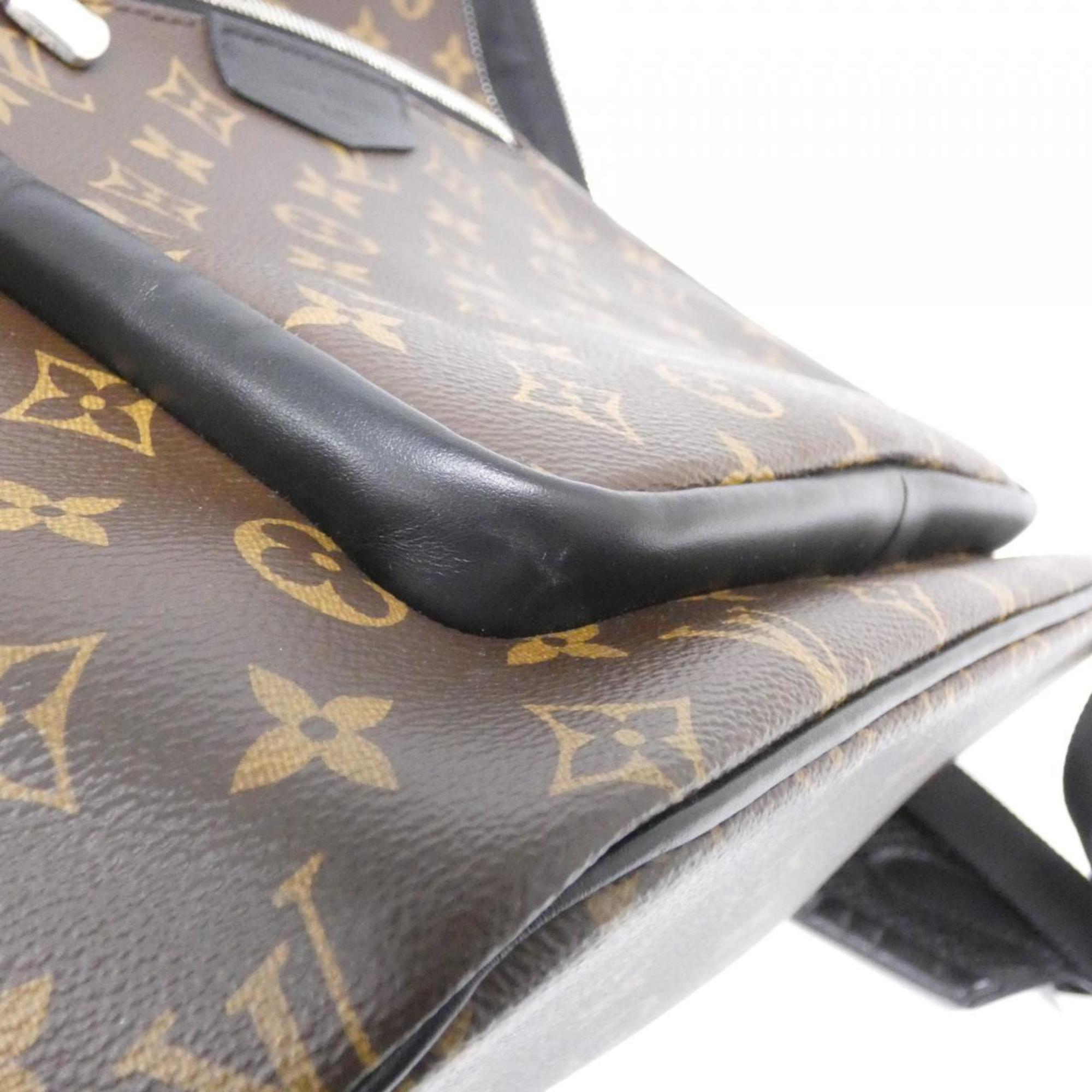Louis Vuitton Marron Coated Canvas Backpack (Pre-Owned)