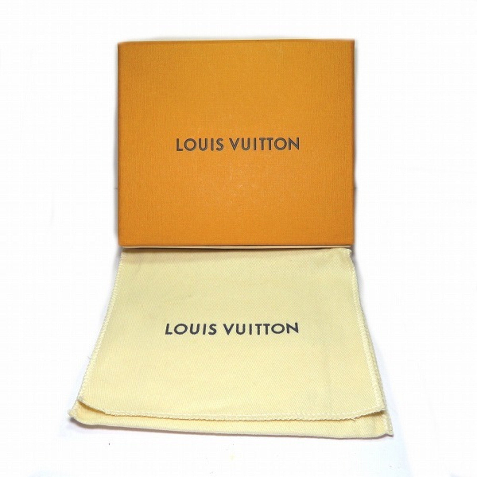 Louis Vuitton Galle Ivory Mahina Leather Leather Middle Wallet (Bi-Fold) (Pre-Owned)