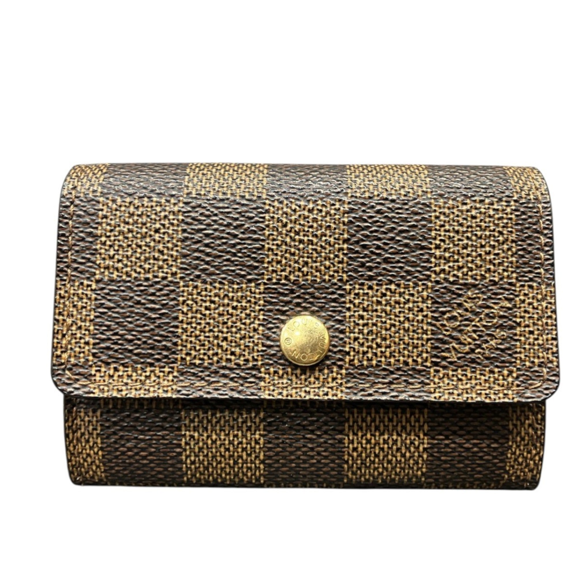 Louis Vuitton Brown Pvc Coin Purse/Coin Case (Pre-Owned)