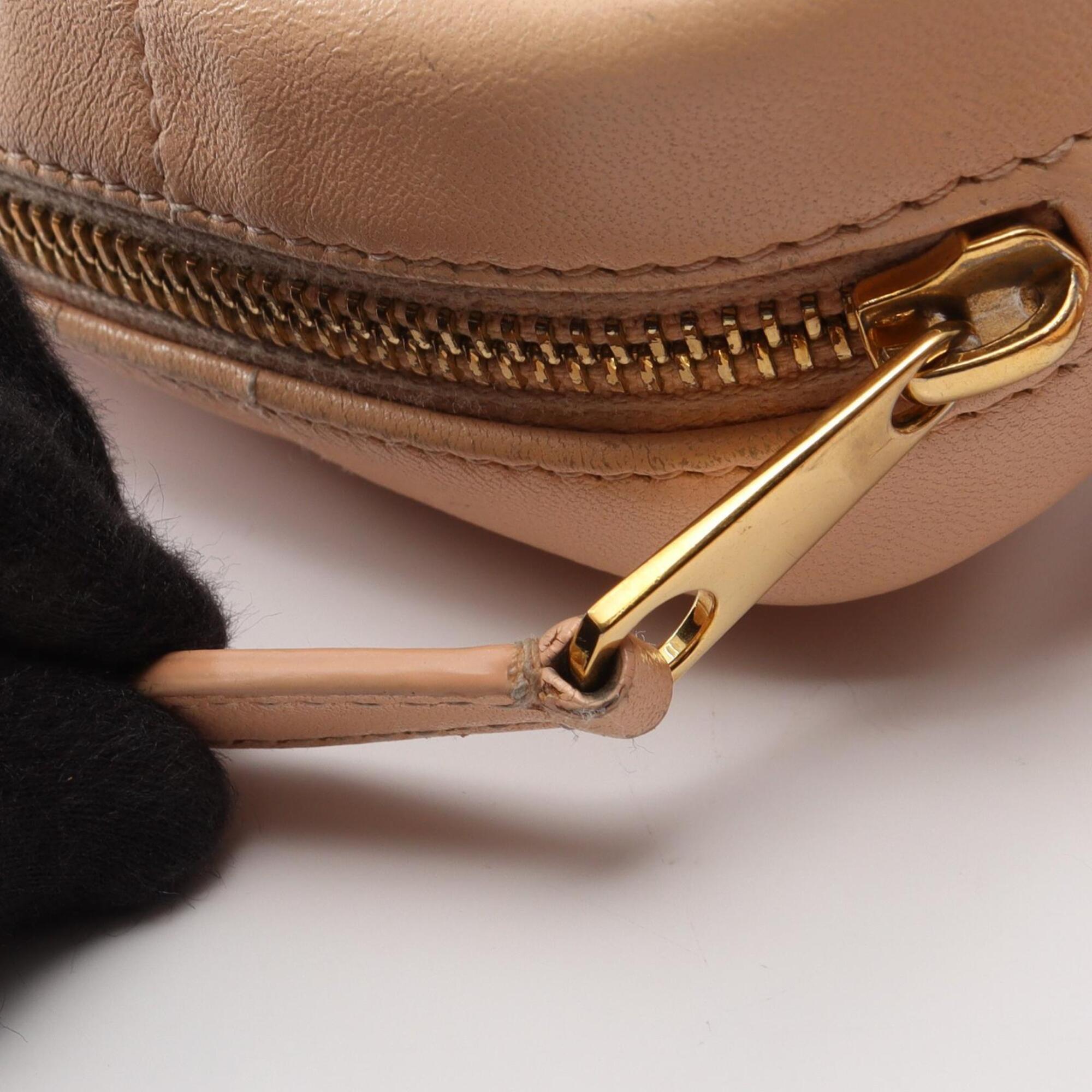 Burberry Pink Leather Handbag Shoulder Bag (Pre-Owned)