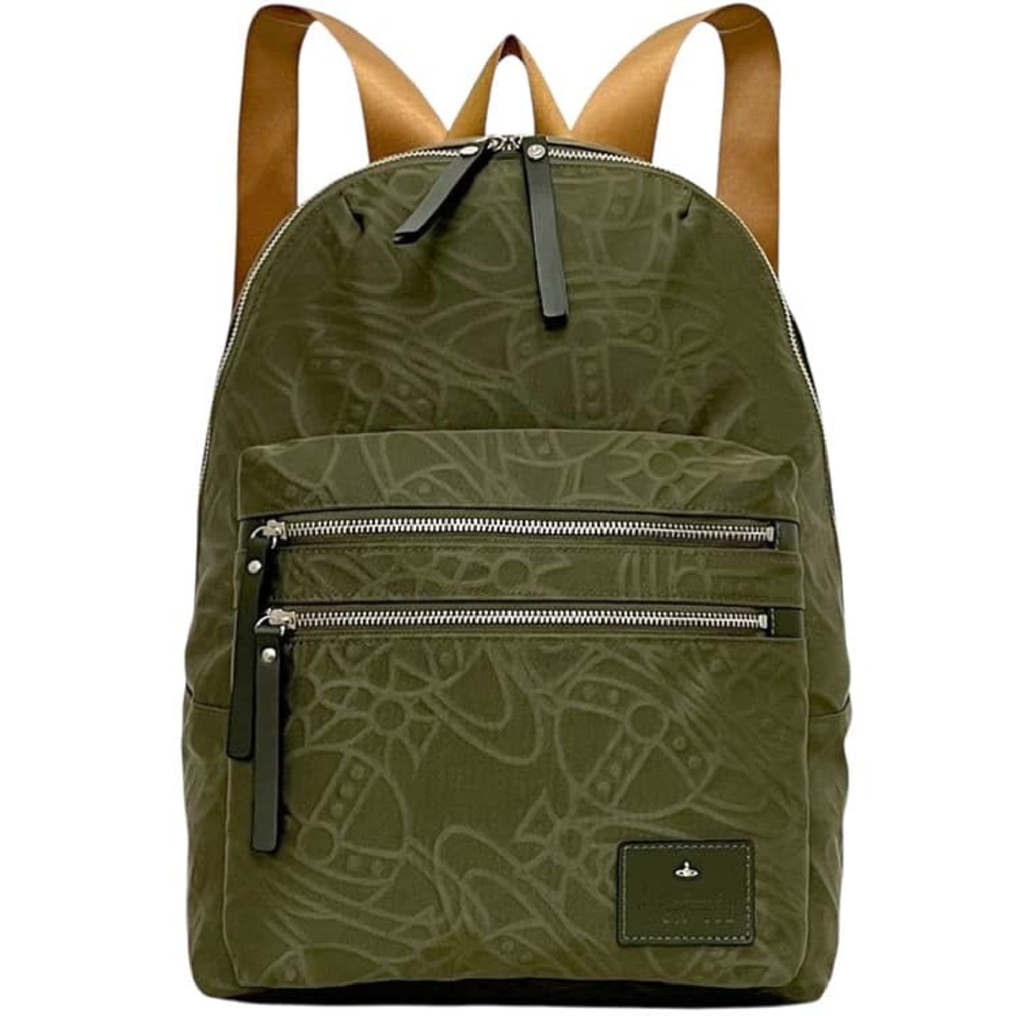 Vivienne Westwood Green Khaki Nylon Backpack (Pre-Owned)