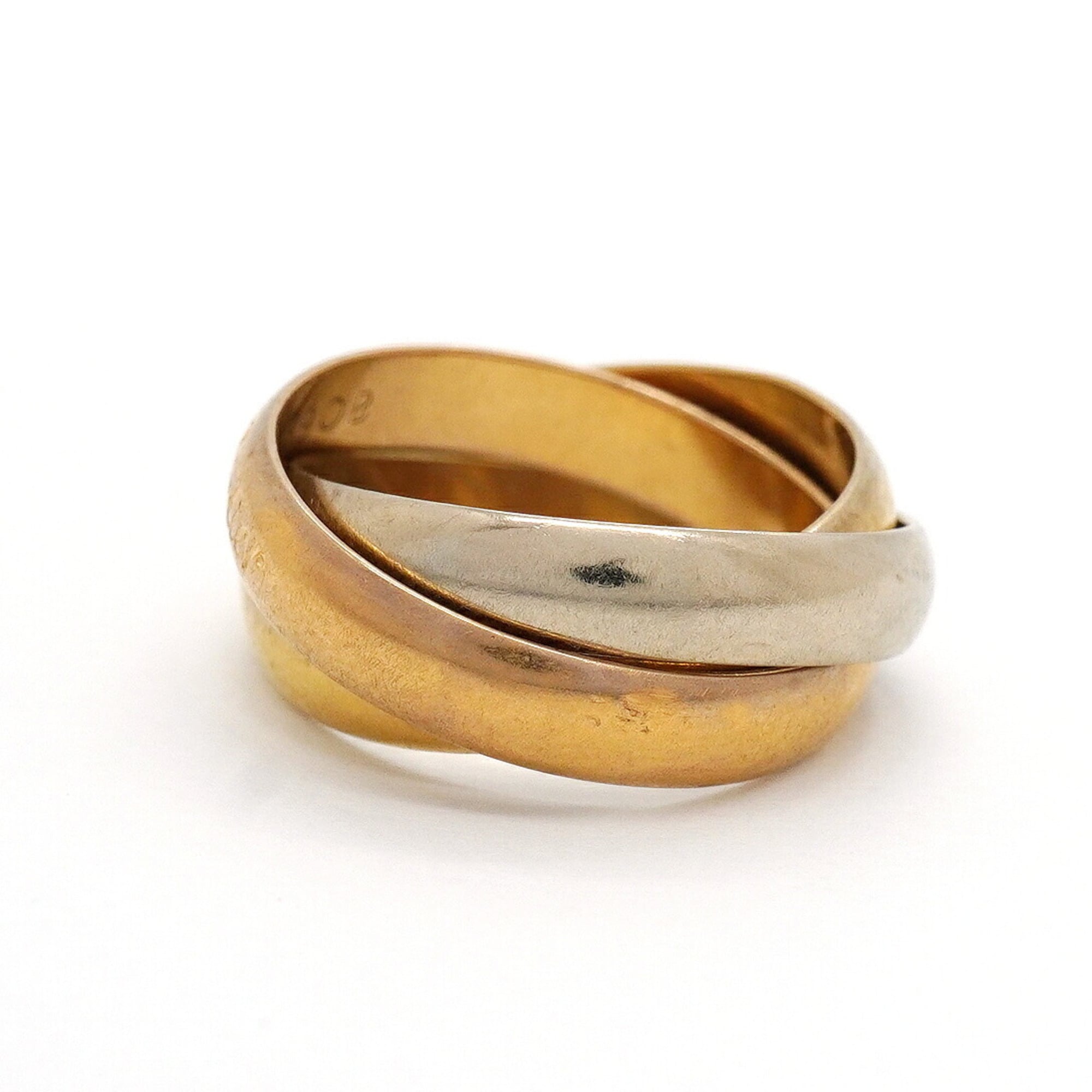 Cartier Yellow Gold (18K) Pink Gold (18K) White Gold (18K) Band Ring (Pre-Owned)