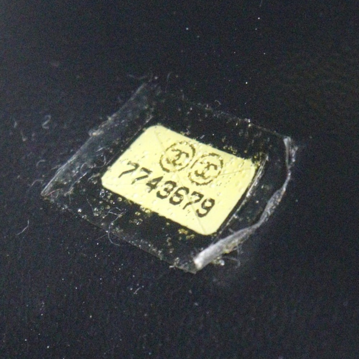Chanel Black Caviar Leather Handbag Pouch (Pre-Owned)