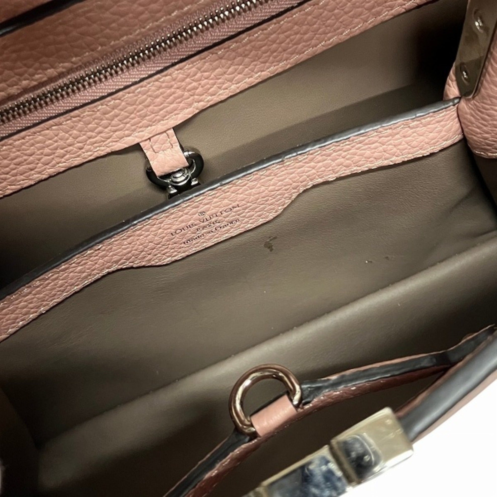 Louis Vuitton Pink Leather Handbag (Pre-Owned)