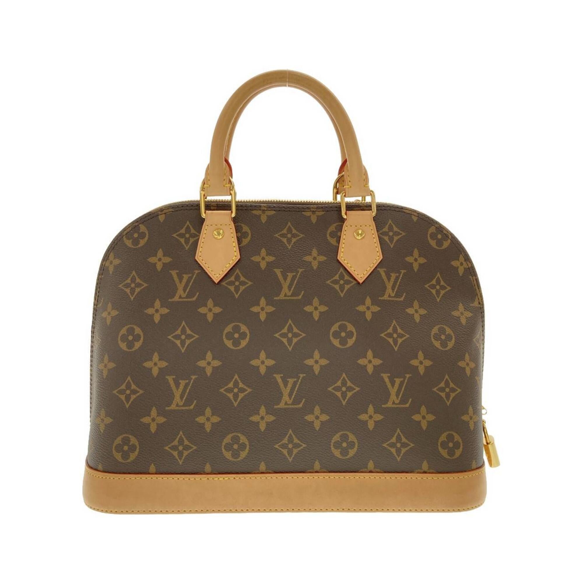 Louis Vuitton Marron Coated Canvas Handbag (Pre-Owned)