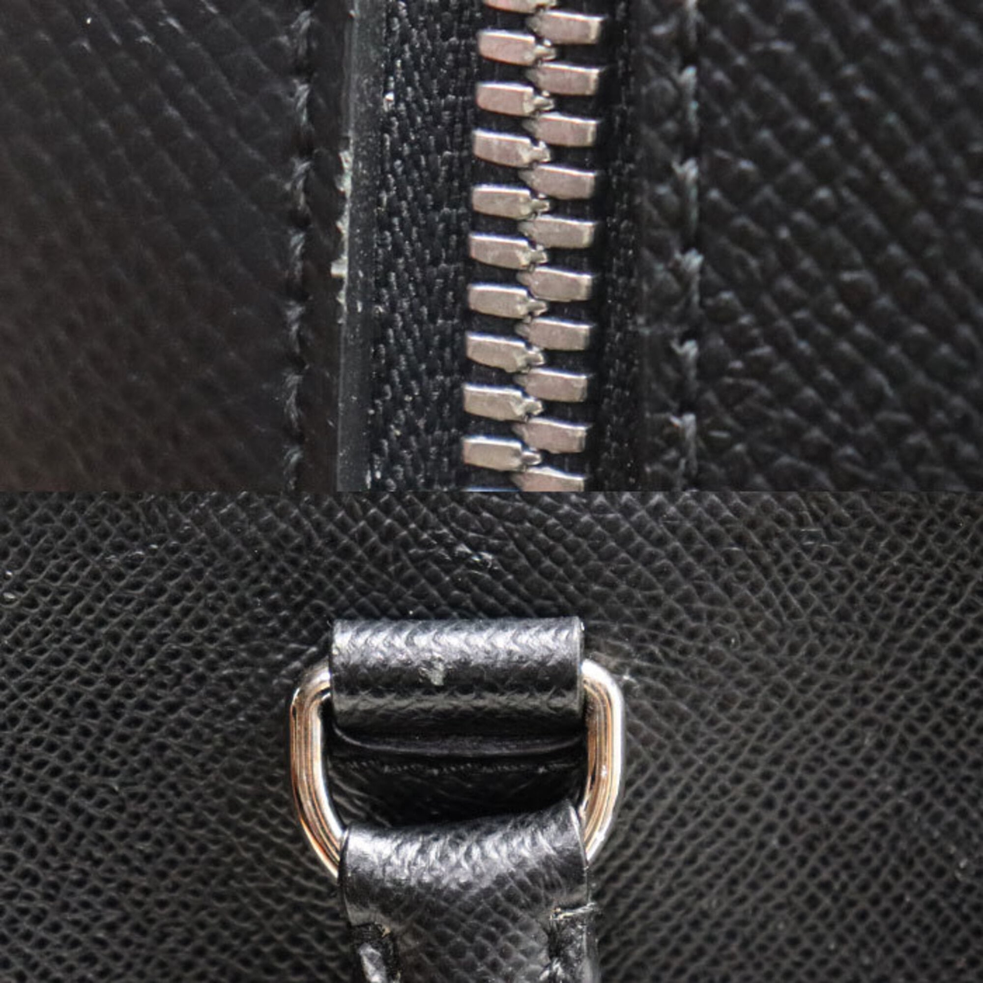 Burberry Black Leather Briefcase (Pre-Owned)