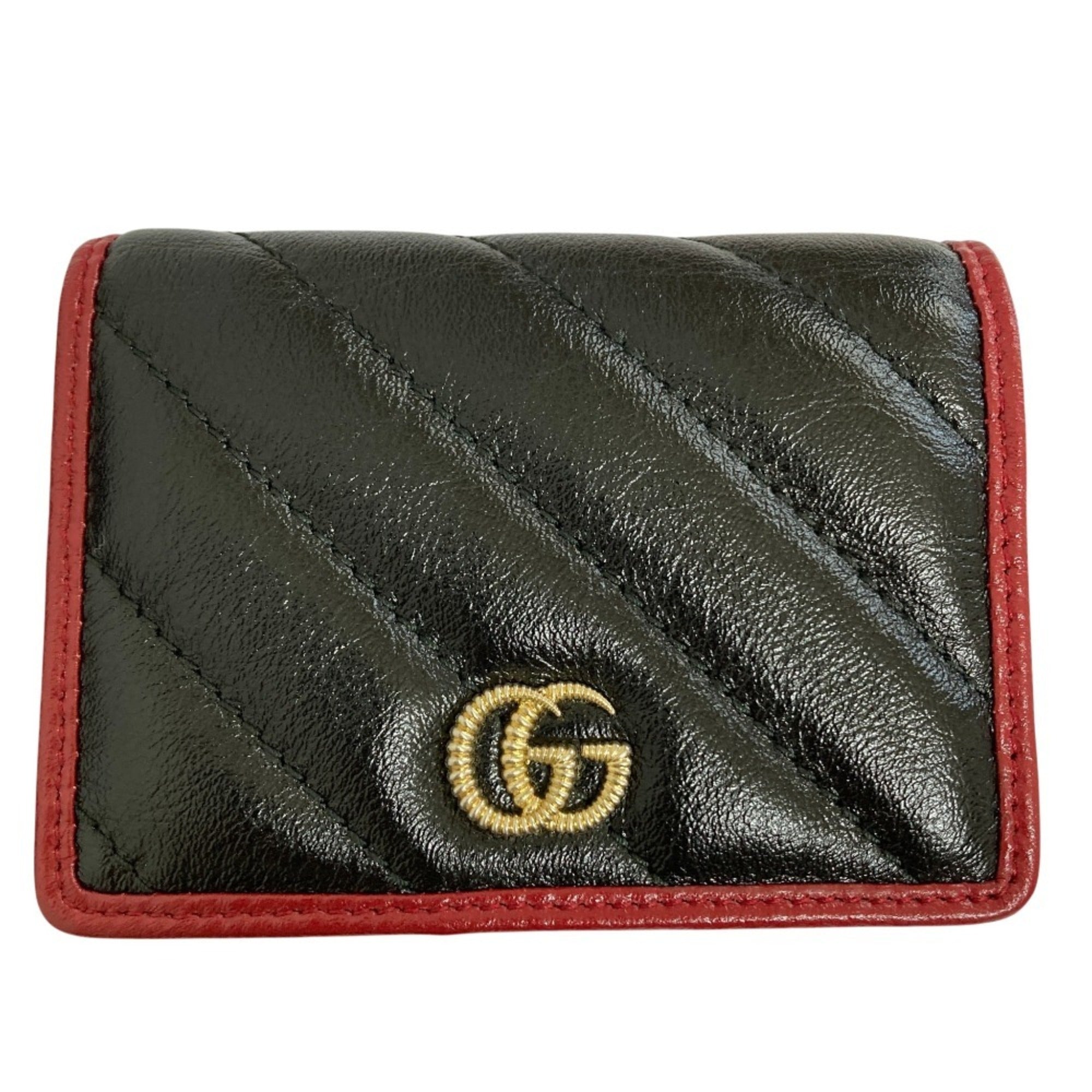 Gucci Black Leather Wallet (Bi-Fold) (Pre-Owned)