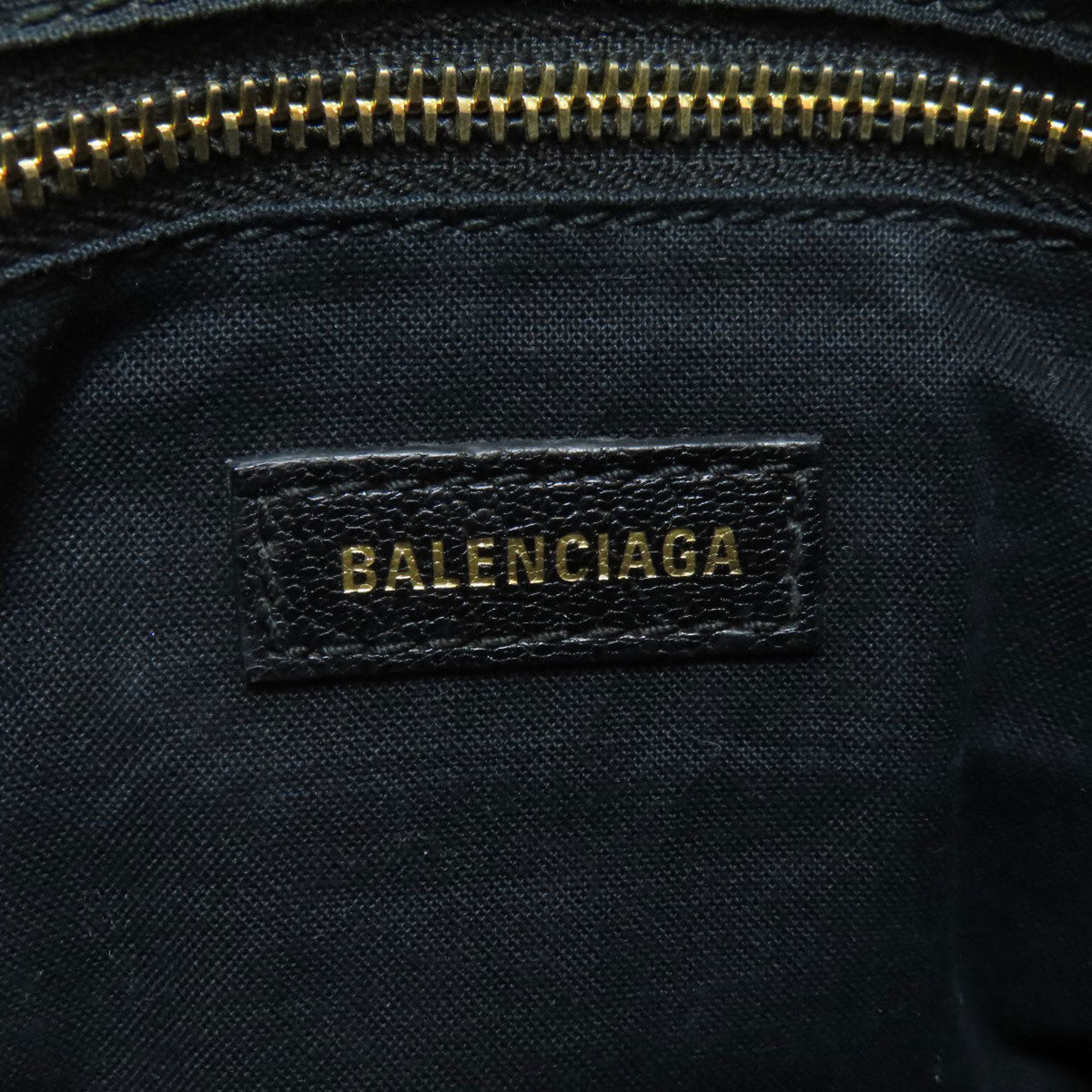 Balenciaga Black Leather Handbag (Pre-Owned)